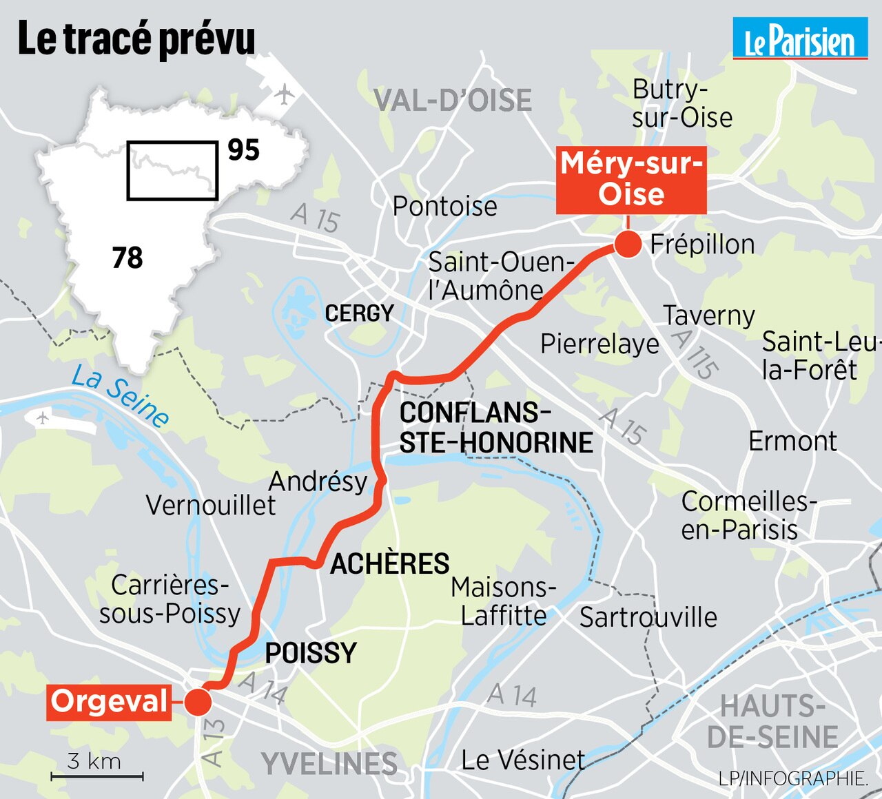 Prolongement de l'A104 entre le Val-d'Oise et les Yvelines : le maire de  Poissy relance le dossier - Le Parisien