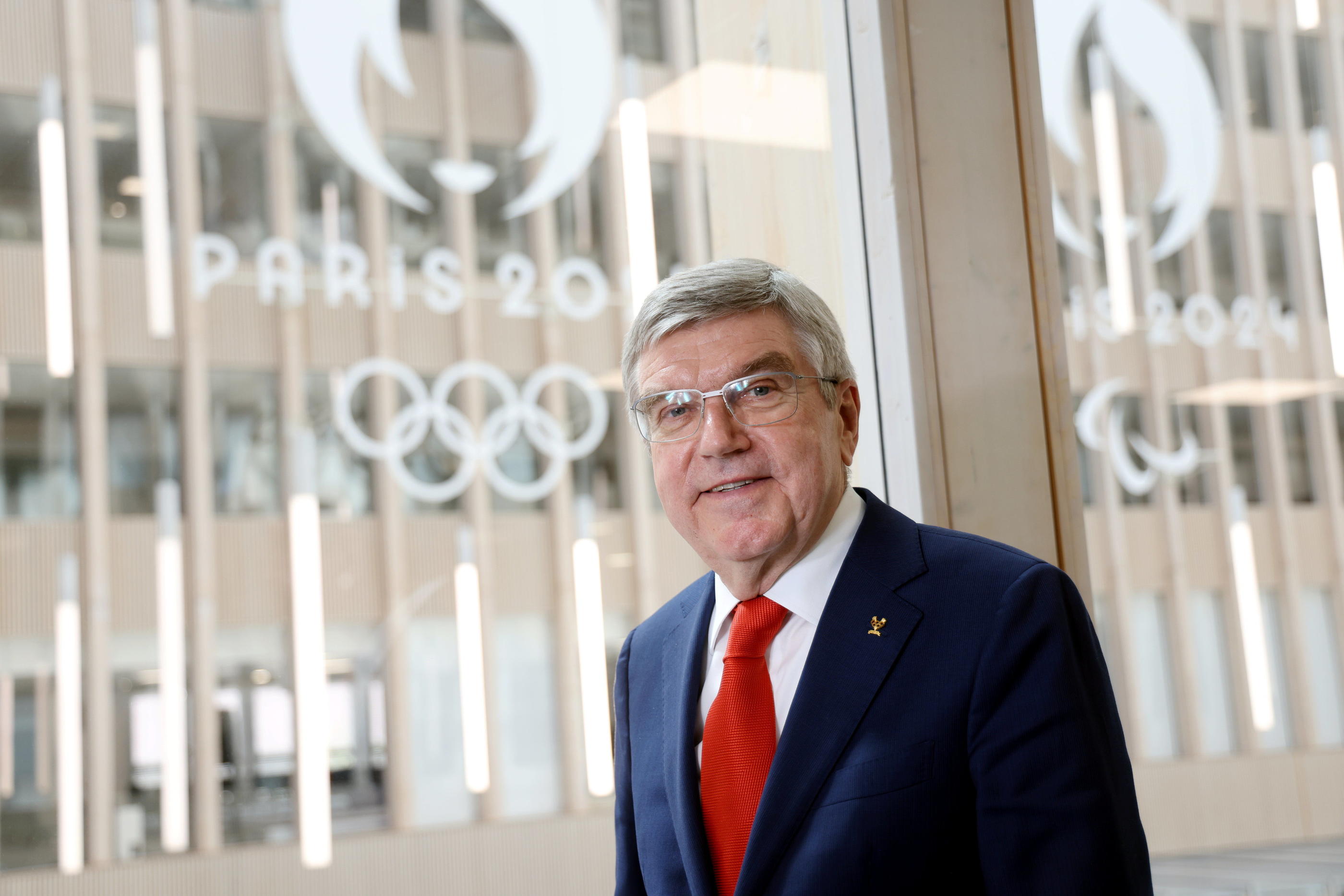 Thomas Bach, président du Comité international olympique depuis 2013, ici en avril, est séduit par le projet parisien. LP/Jean-Baptiste Quentin