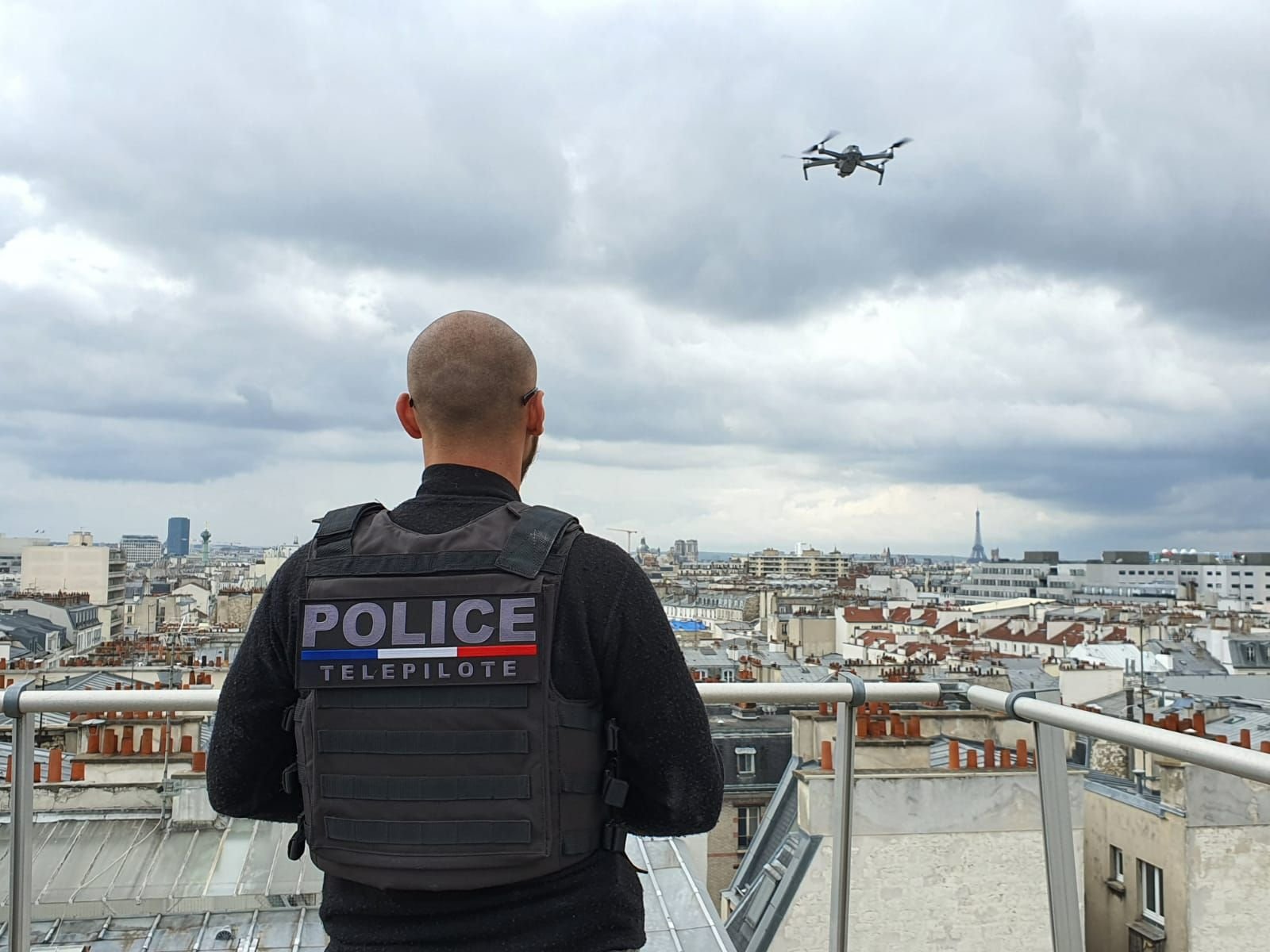La préfecture de police de Paris autorise l'usage de drones lors des mobilisations contre la réforme des retraites du 6 juin. Crédit : Préfecture de police de Paris