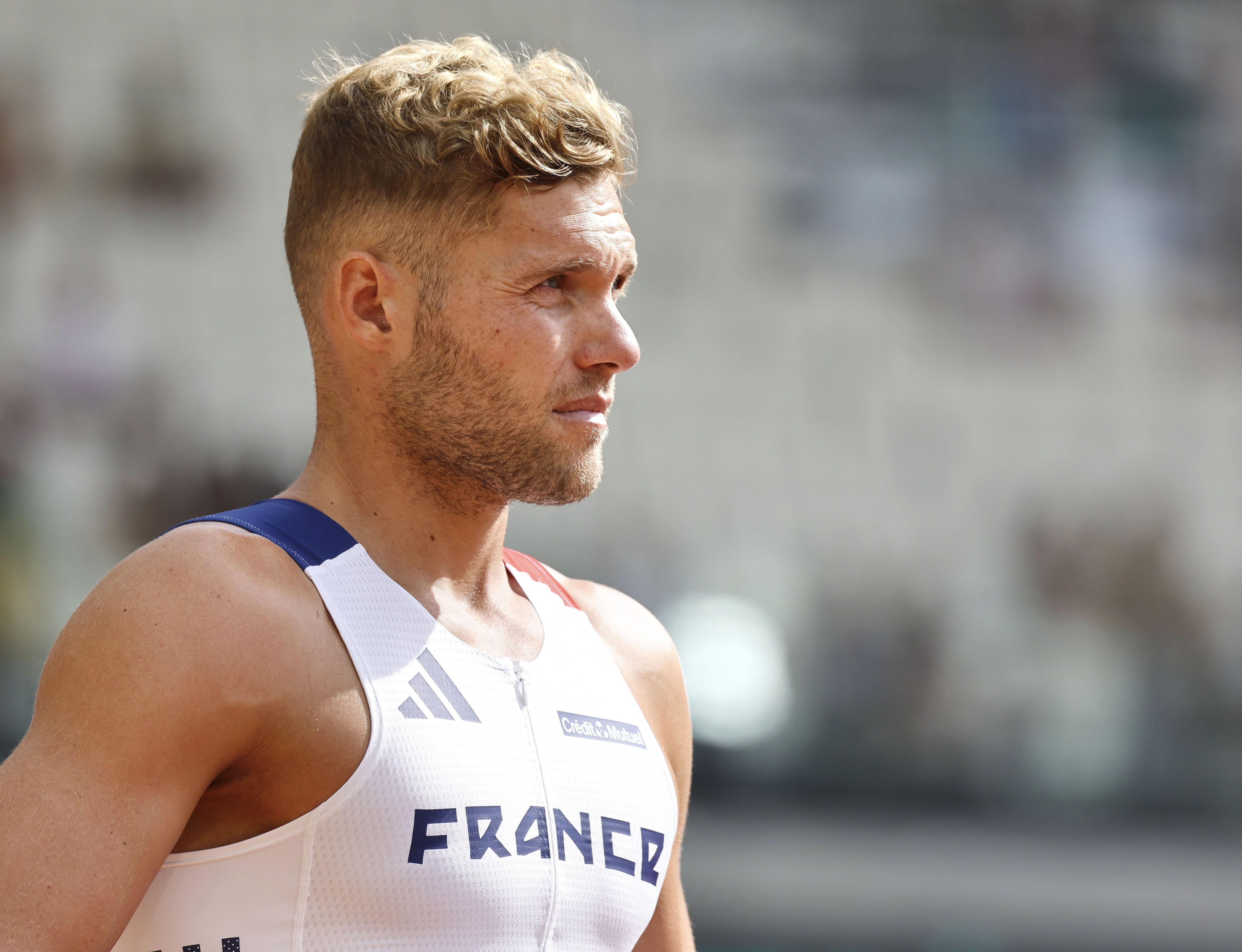 Kevin Mayer (ici en mars) doit réaliser les minima olympiques pour être aux Jeux de Paris cet été. Icon Sport/ Gepa /Wolfgang Gre