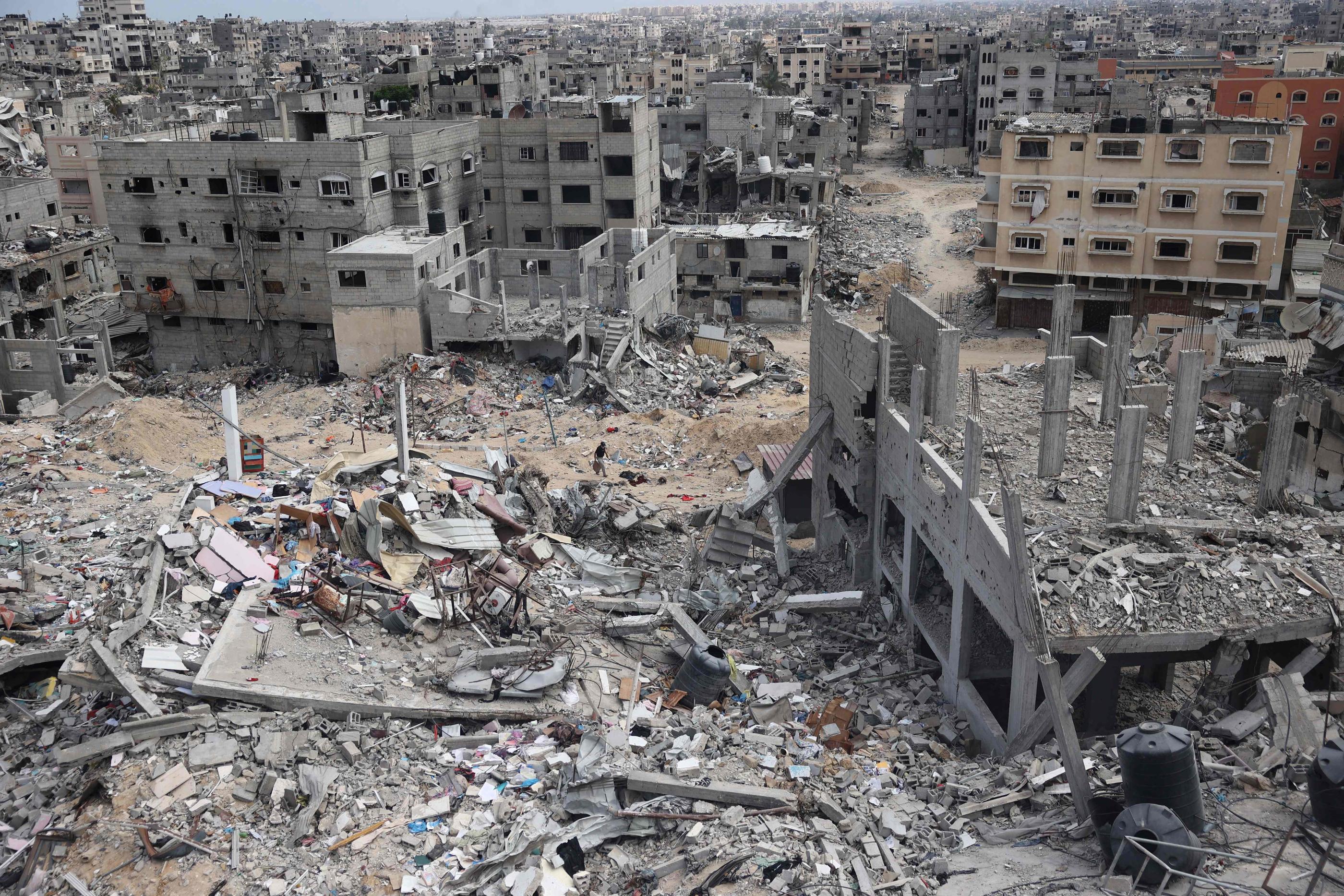 Selon l'ONU, le coût de la reconstruction à Gaza est estimé entre 30 et 40 milliards de dollars. AFP