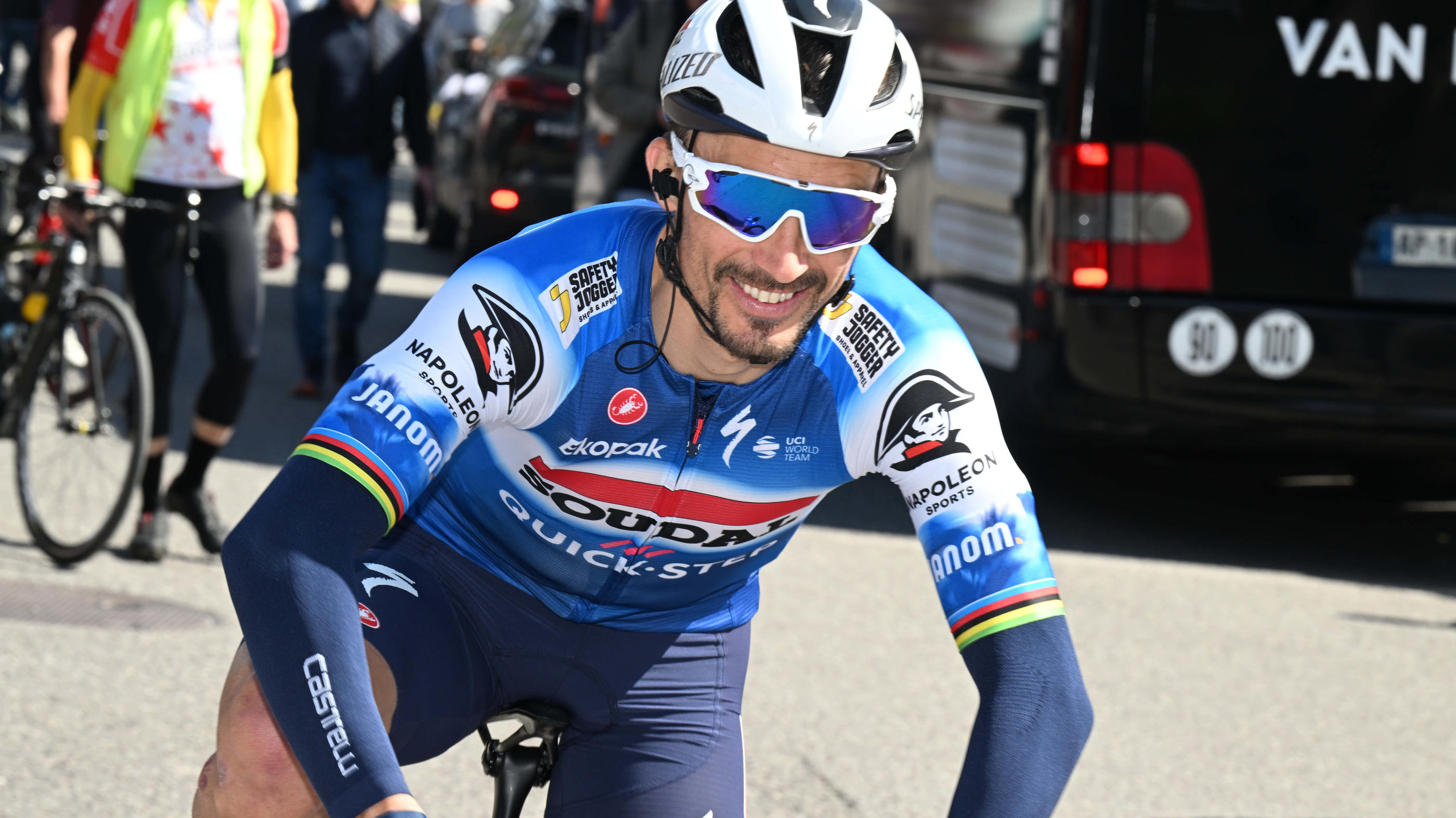 Julian Alaphilippe (ici sur le Tour de Romandie) va s'élancer pour le premier Giro de sa carrière. Icon Sport/Stefano Sirotti