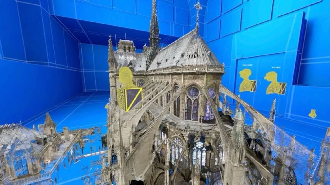 Paris, Cité de l'architecture et du patrimoine (XVIe). Les chercheurs du CNRS ont pu étudier la cathédrale sans y avoir accès, grâce à la réalité virtuelle. Une expérience que le public peut aussi vivre deux jours par semaine. DR
