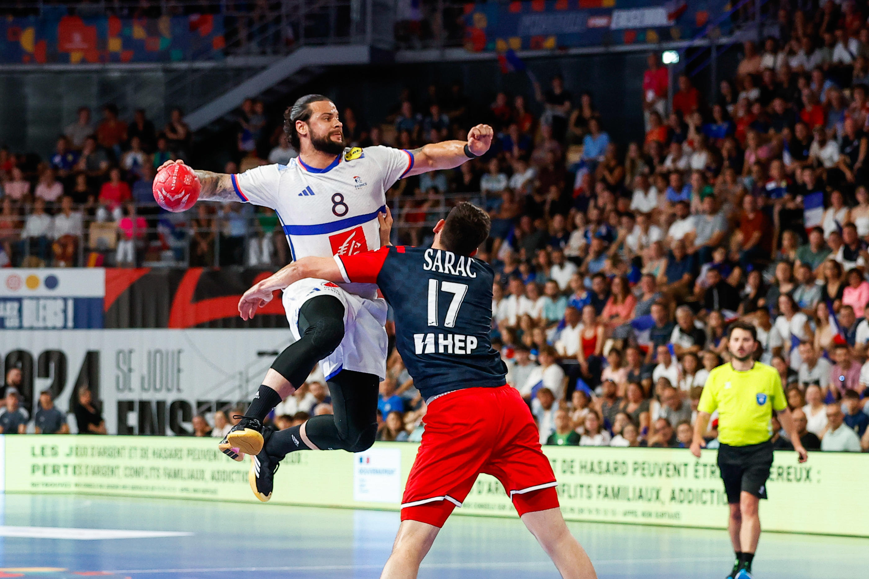 Elohim Prandi et les Bleus ont refait un plein de confiance à onze jours de leur premier match olympique. Icon Sport/Loic Baratoux