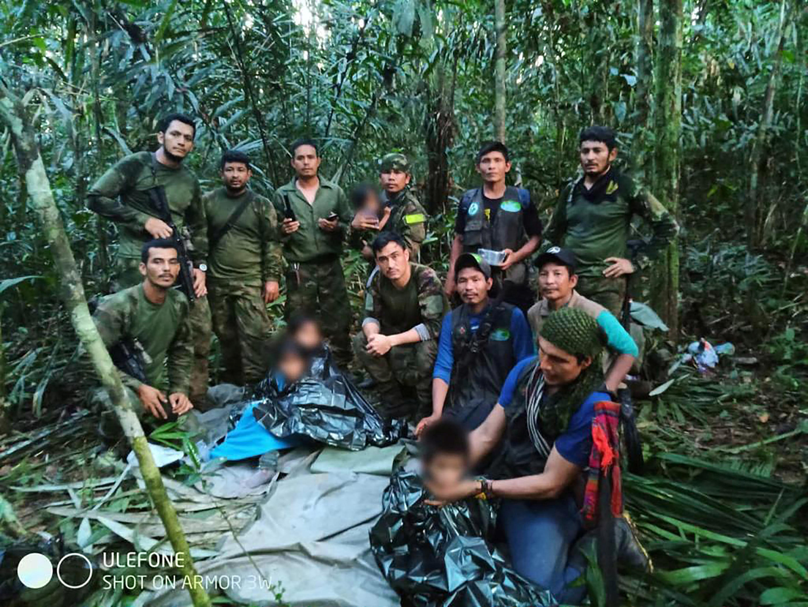 Les enfants ont été retrouvés vivants, mais très affaiblis par les 40 jours qu'ils ont passé dans la jungle colombienne. Presidency/Handout via REUTERS