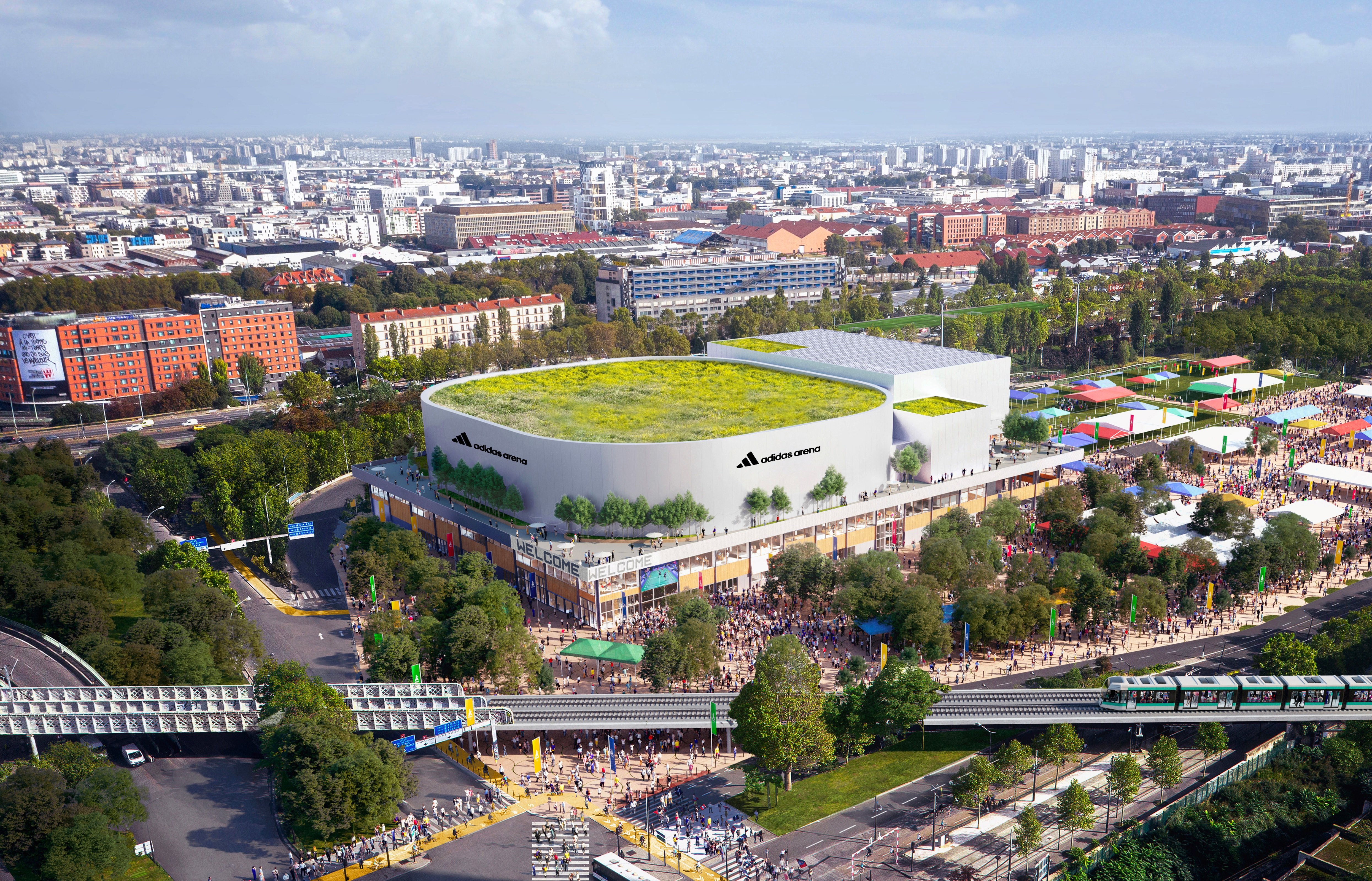 Adidas Arena (XVIIIe). La future salle construite à la Porte de La Chapelle va accueillir les meilleurs joueurs de badminton mondiaux au mois de mars 2024, quatre mois avant les Jeux. DR