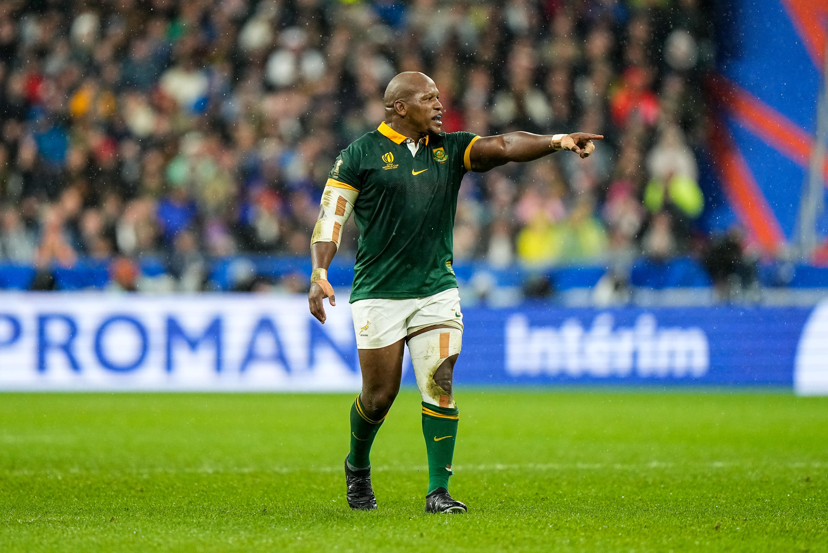 Mbongeni Mbonambi pourrait manquer la finale de la Coupe du monde. Photo Icon Sport/Hugo Pfeiffer