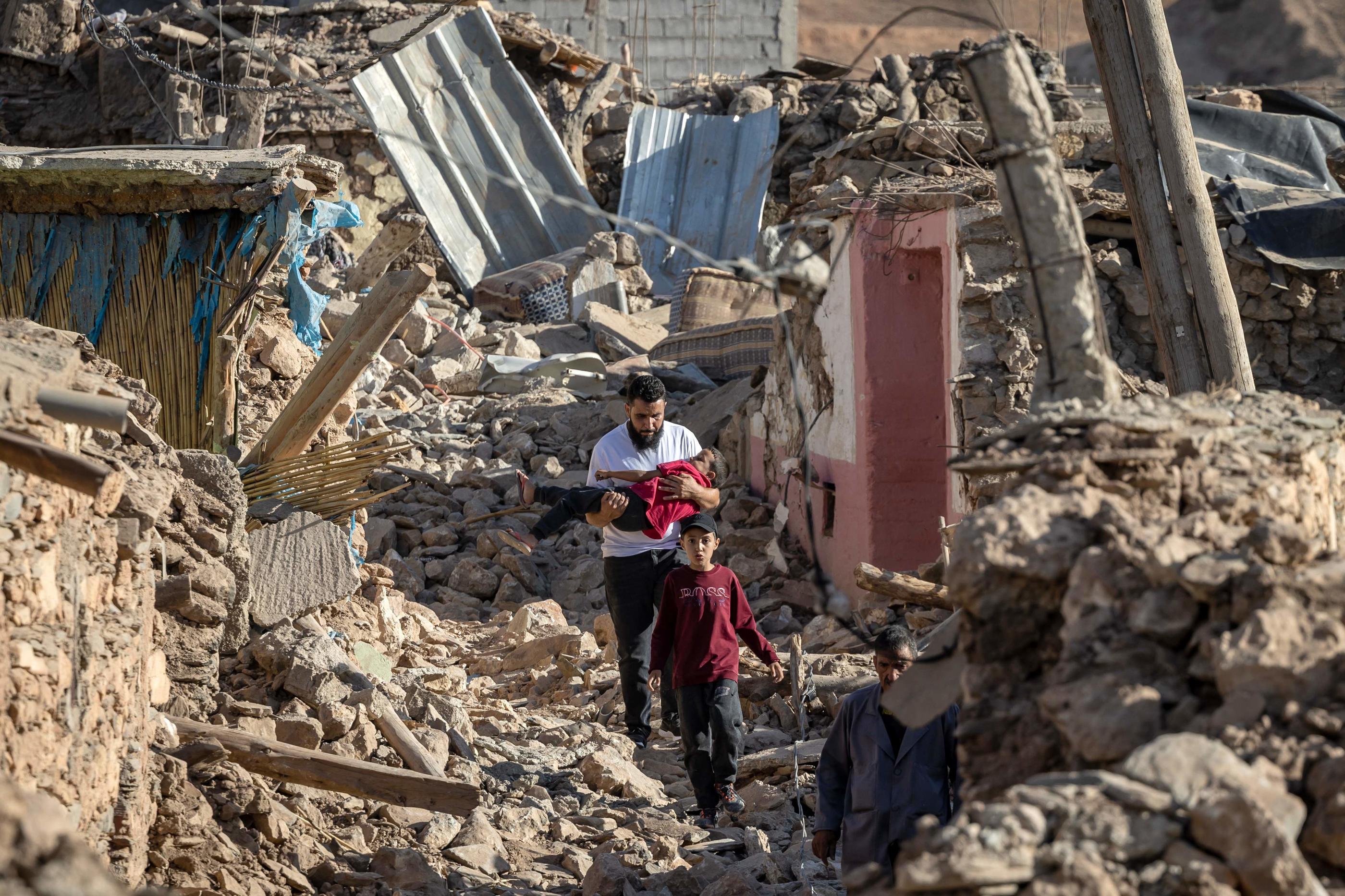 Plus de 90 % des survivants de tremblements de terre sont secourus dans les trois jours suivant la catastrophe. AFP/ Fadel Senna