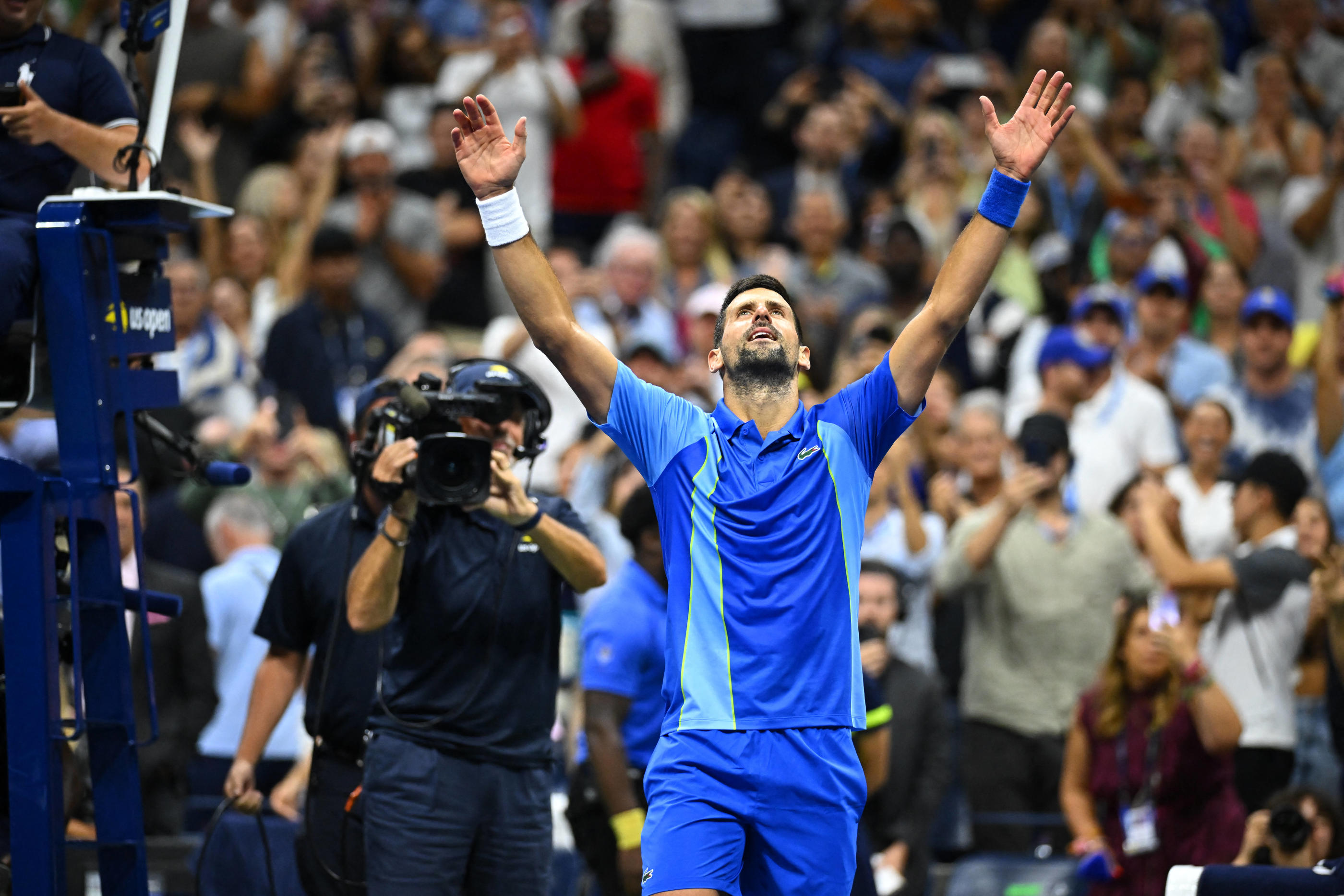 Avec ce quatrième US Open, Djokovic est devenu le premier joueur à remporter quatre fois trois des quatre Majeurs d’une saison. Corinne Dubreuil/ABACAPRESS.COM - Icon sport