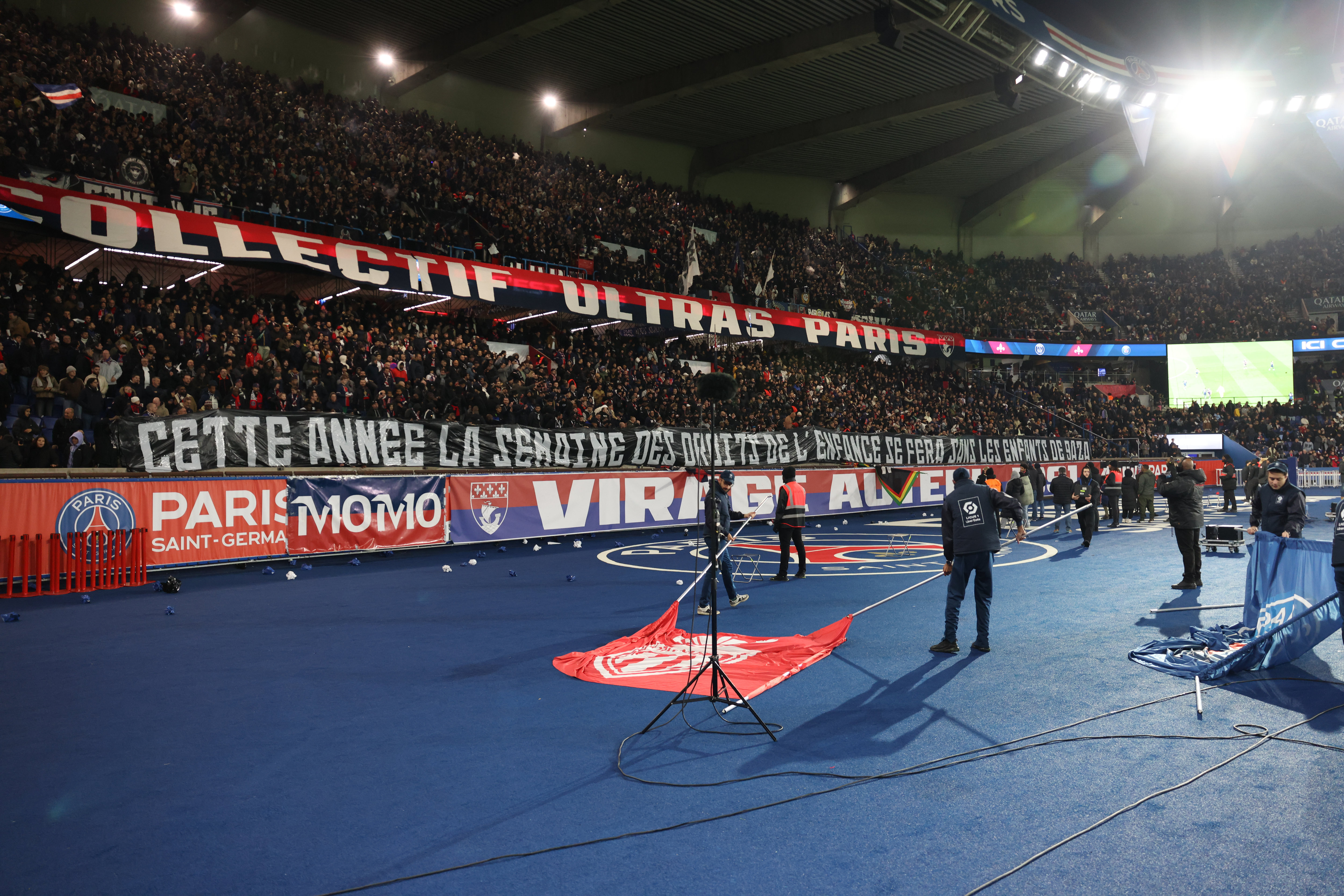 Avant PSG - Newcastle au Parc des Princes ce mardi soir, la tension est palpable entre les supporters des deux camps. LP/Arnaud Journois