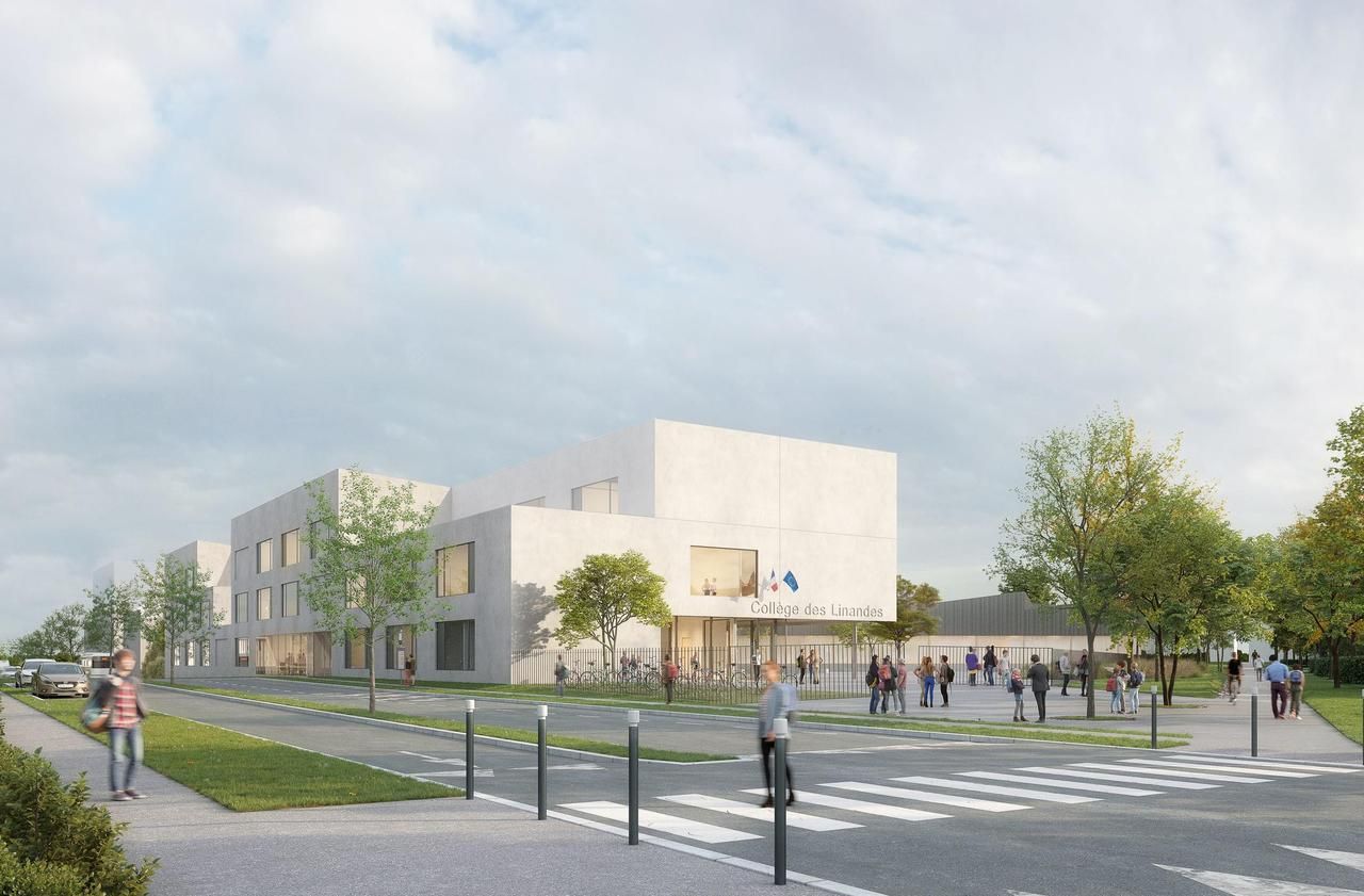 <b></b> Les 112e et 113e collèges du Val-d’Oise ouvriront leurs portes en septembre 2022 à Cergy (visuel) et au Plessis-Bouchard.