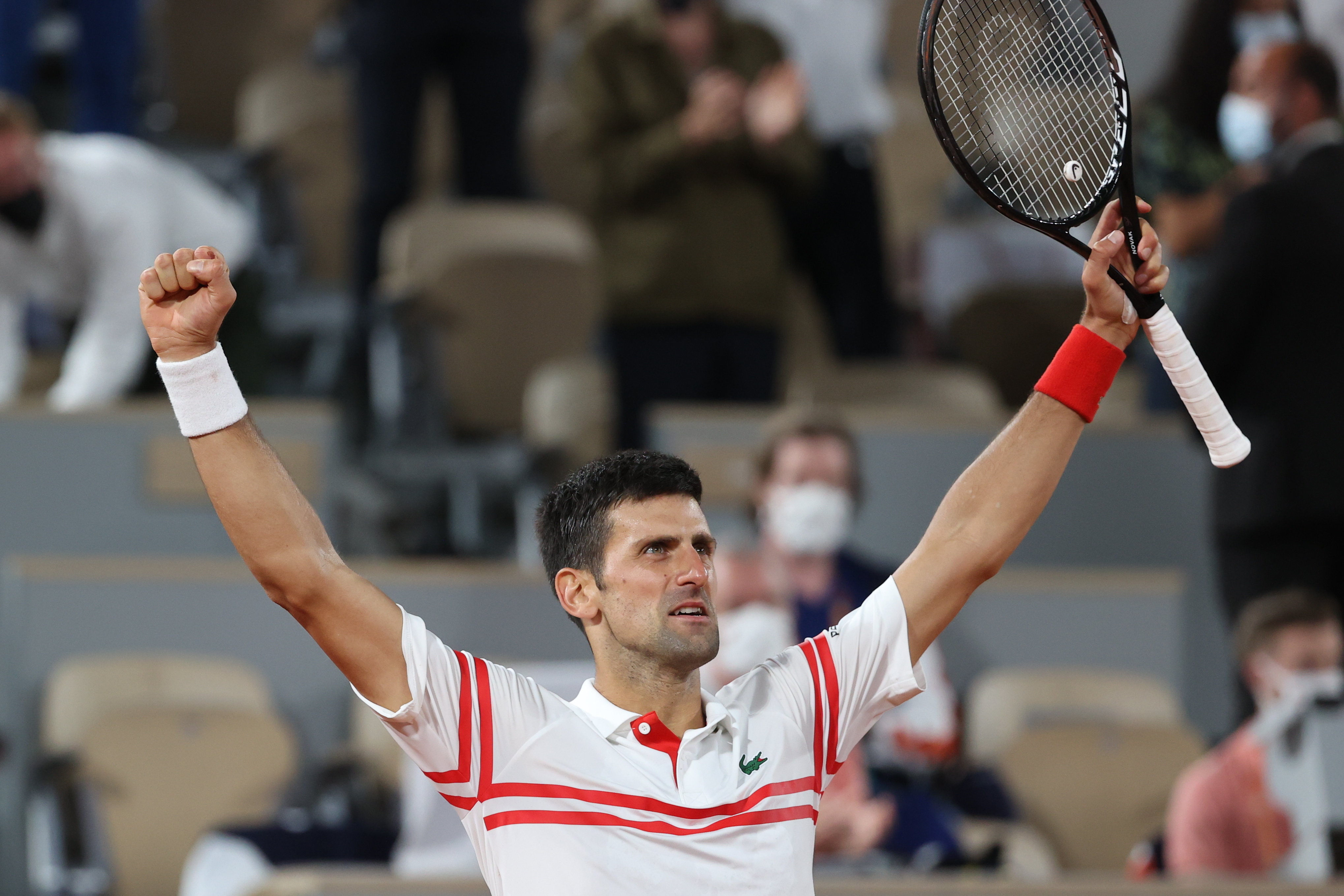 Novak Djokovic a triomphé de Rafael Nadal au bout du suspense à Roland-Garros./LP/Arnaud Journois