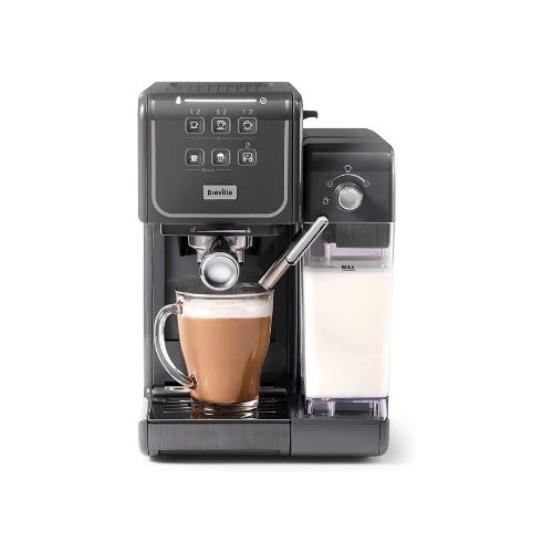 Machine à café à dosette professionnelle Malongo EOH, noir mat sur