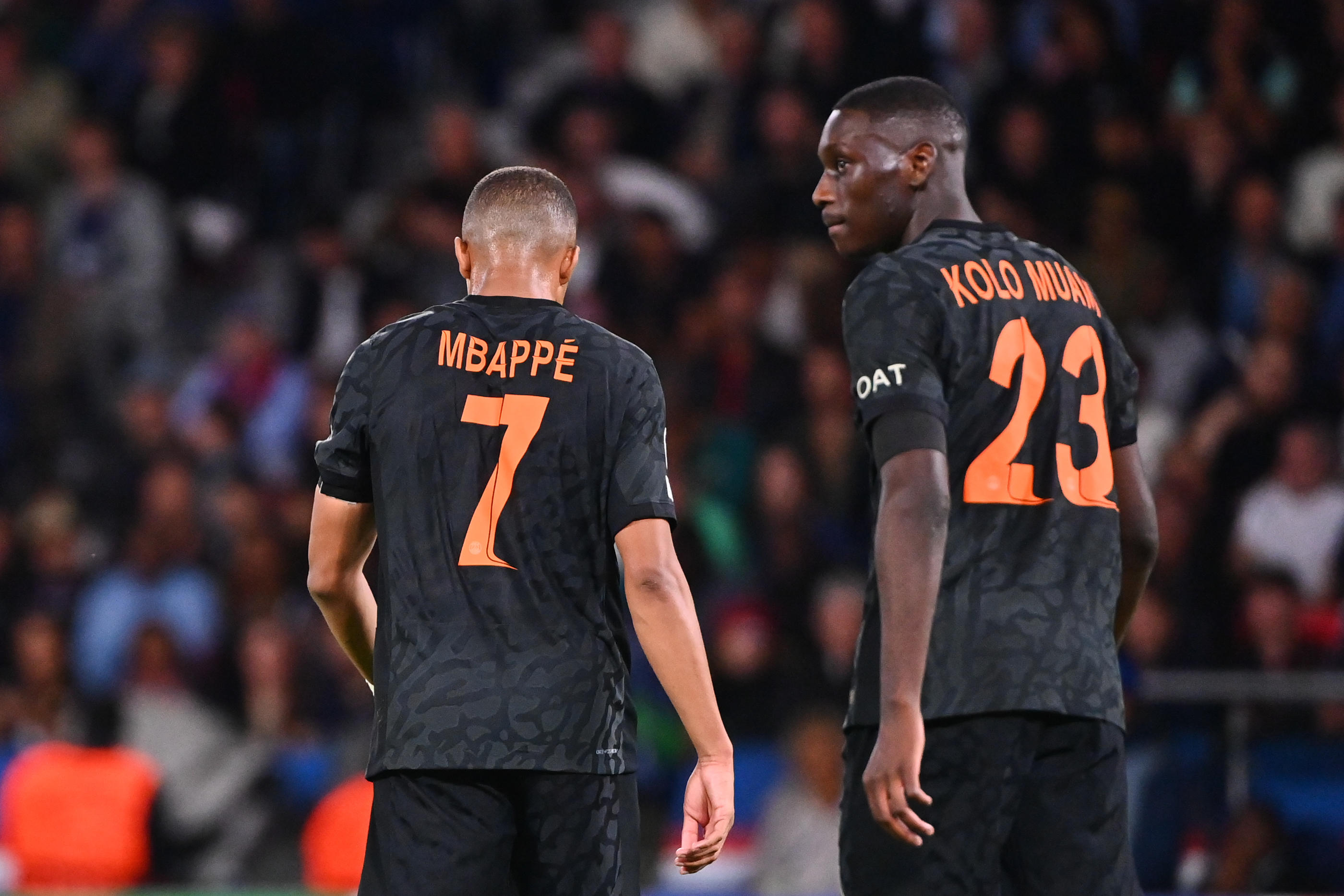 Kylian Mbappé et Randal Kolo Muani ont été alignés ensemble au coup d'envoi pour la première fois sous le maillot du PSG face à Dortmund. Icon sport/Anthony Dibon