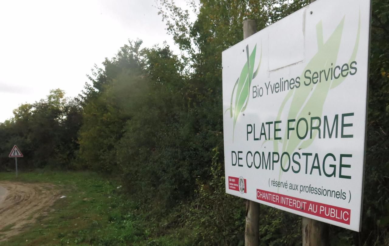 <b></b> Bailly, ce mardi. Auparavant installée près de la Lanterne à Versailles, l’entreprise Yvelines Bio Services transforme désormais les déchets végétaux sur un terrain situé proche de l’autoroute A 12. 