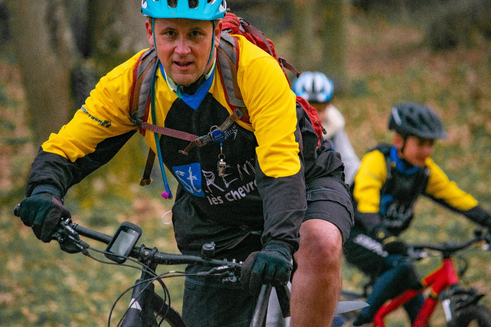 Christophe Dufour est ravi de pouvoir de nouveau organiser des sorties « normales » avec les jeunes cyclistes. DR