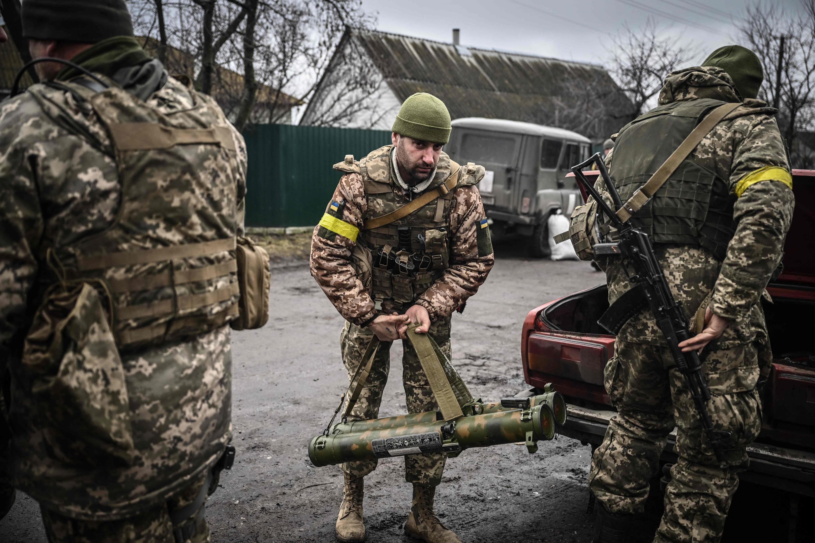 La riposte de l'Ukraine, soutenue militairement par les pays occidentaux, fragilise les plans du Kremlin. Aris Messinis/AFP