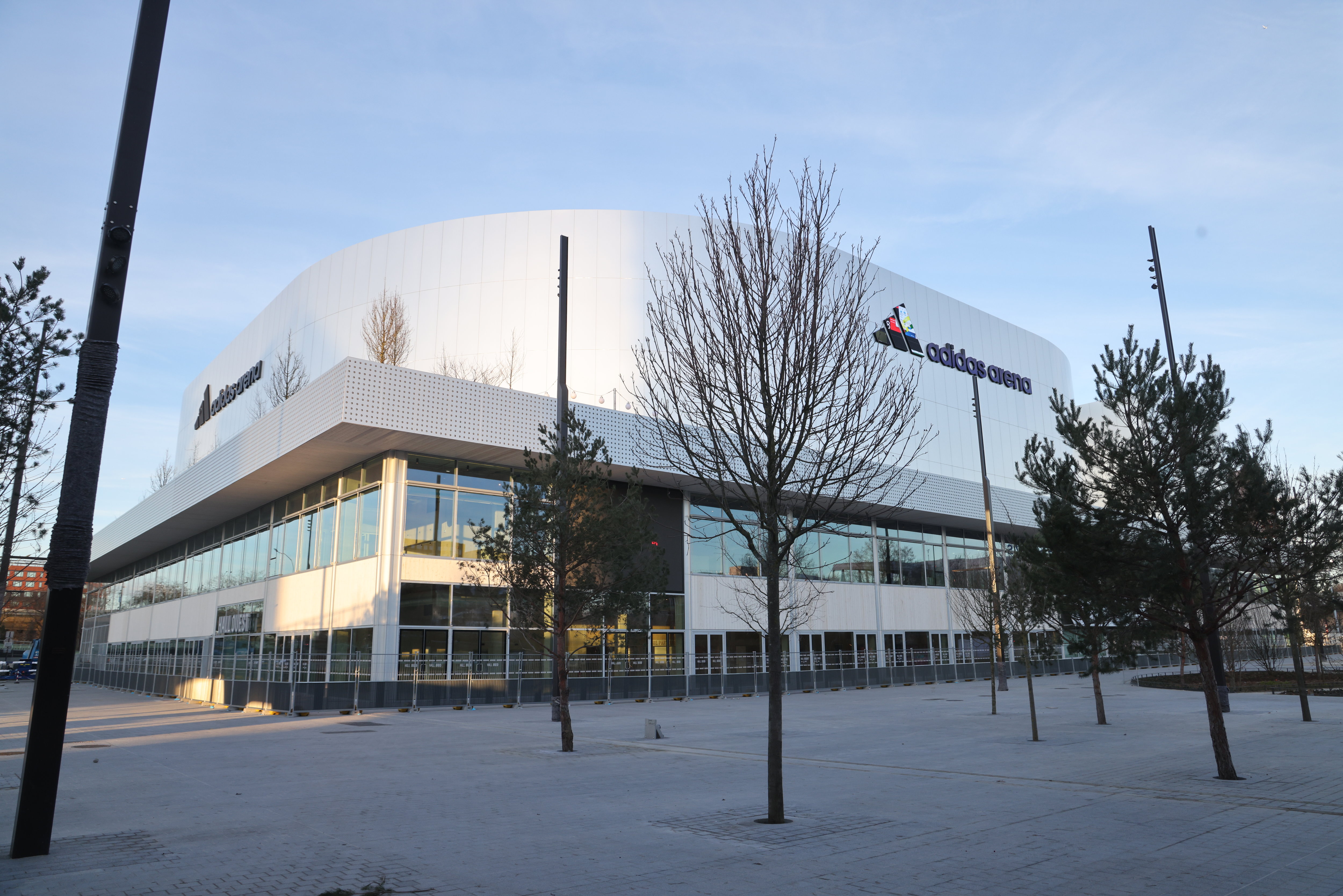 L'Adidas Arena de la Porte de la Chapelle (XVIIIe) accueille son premier match du Paris Basket ce dimanche 11 février, jour d'inauguration de cette salle olympique. LP/Philippe Lavieille