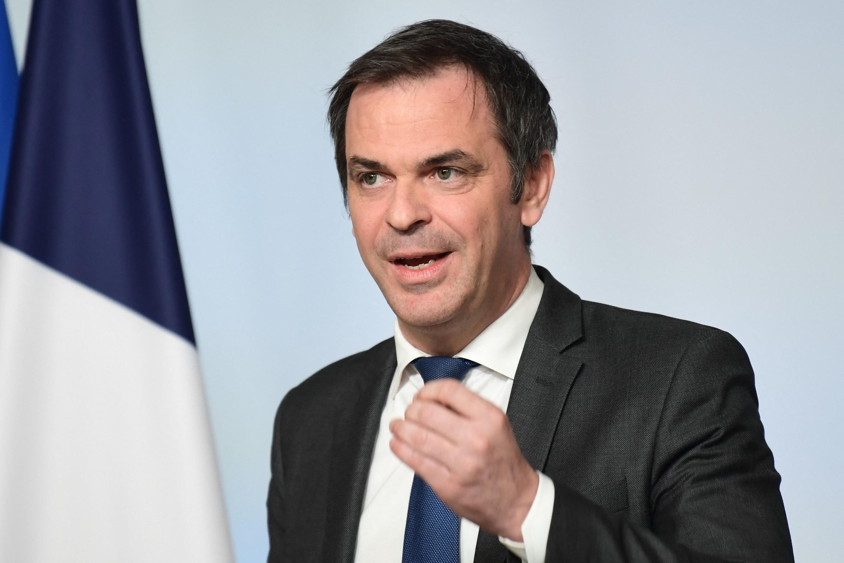 Olivier Véran (ici à l'Elysée le 4 avril) jure ne pas être « dans les starting-blocks » pour l'échéance présidentielle. AFP/Bertrand Guay