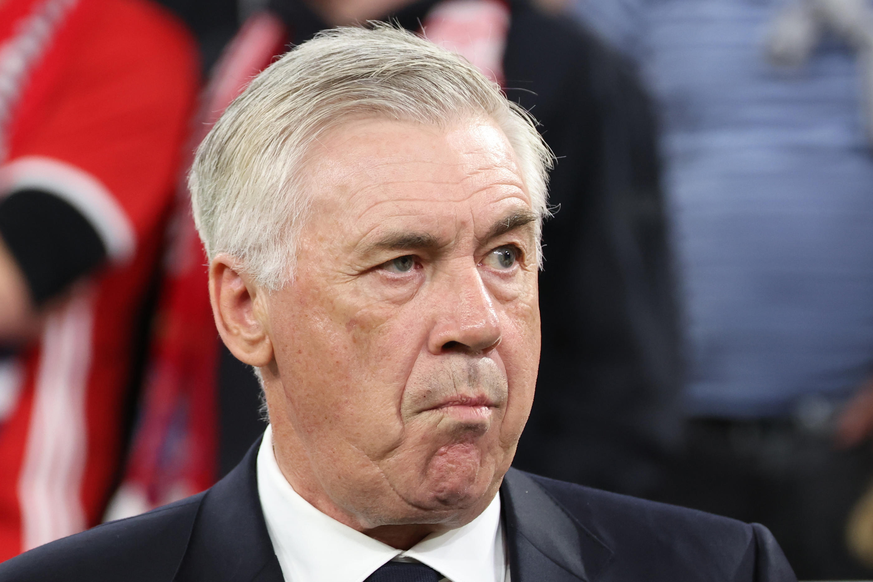 L'entraîneur italien repart de Munich avec un match nul avant de retrouver le Bayern mercredi prochain à Bernabeu. Matthias Balk/Icon Sport