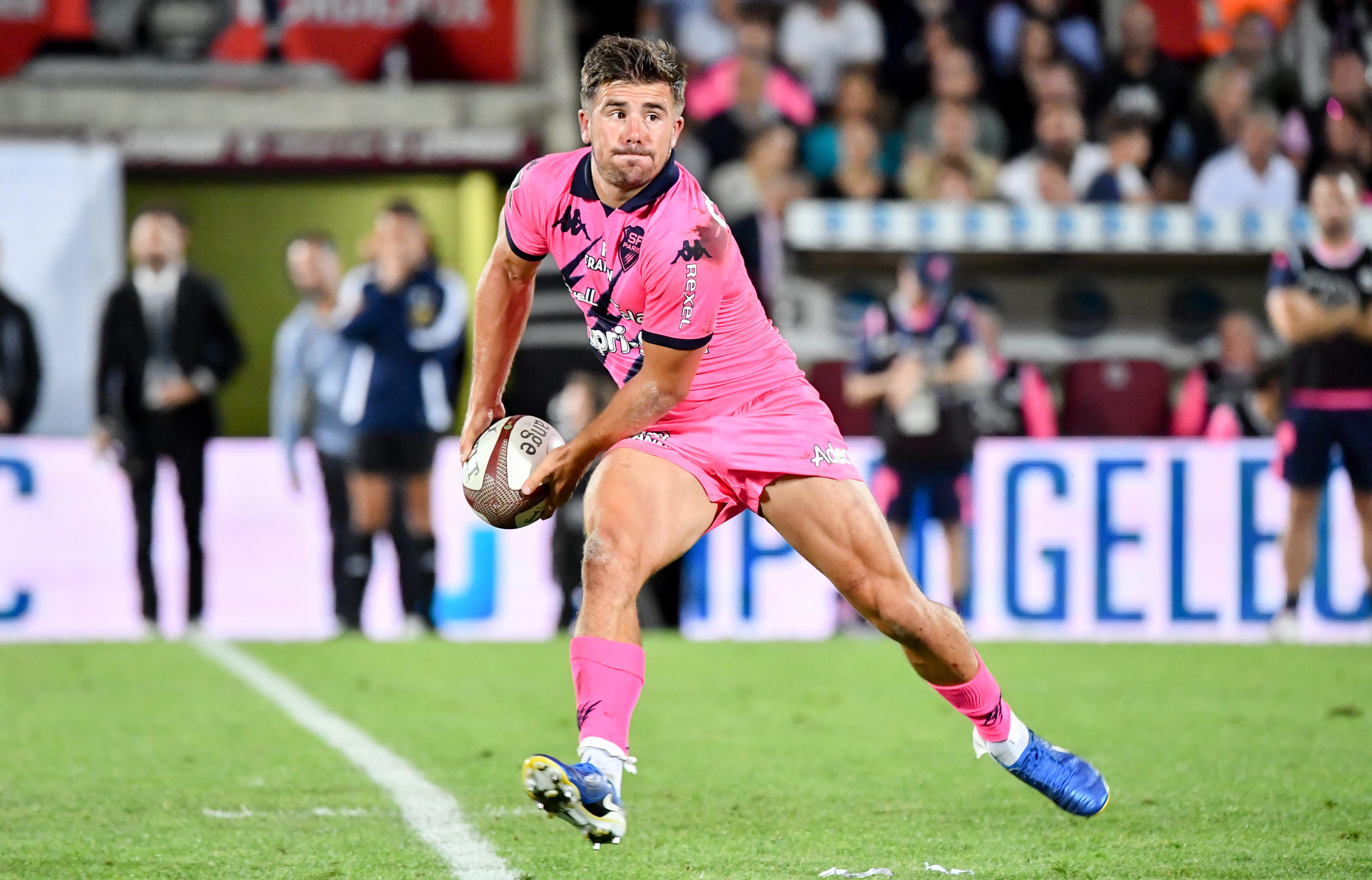 L'ouvreur international Louis Carbonel, 25 ans, a été séduit par le projet du Stade Français. Icon Sport/Loïc Cousin