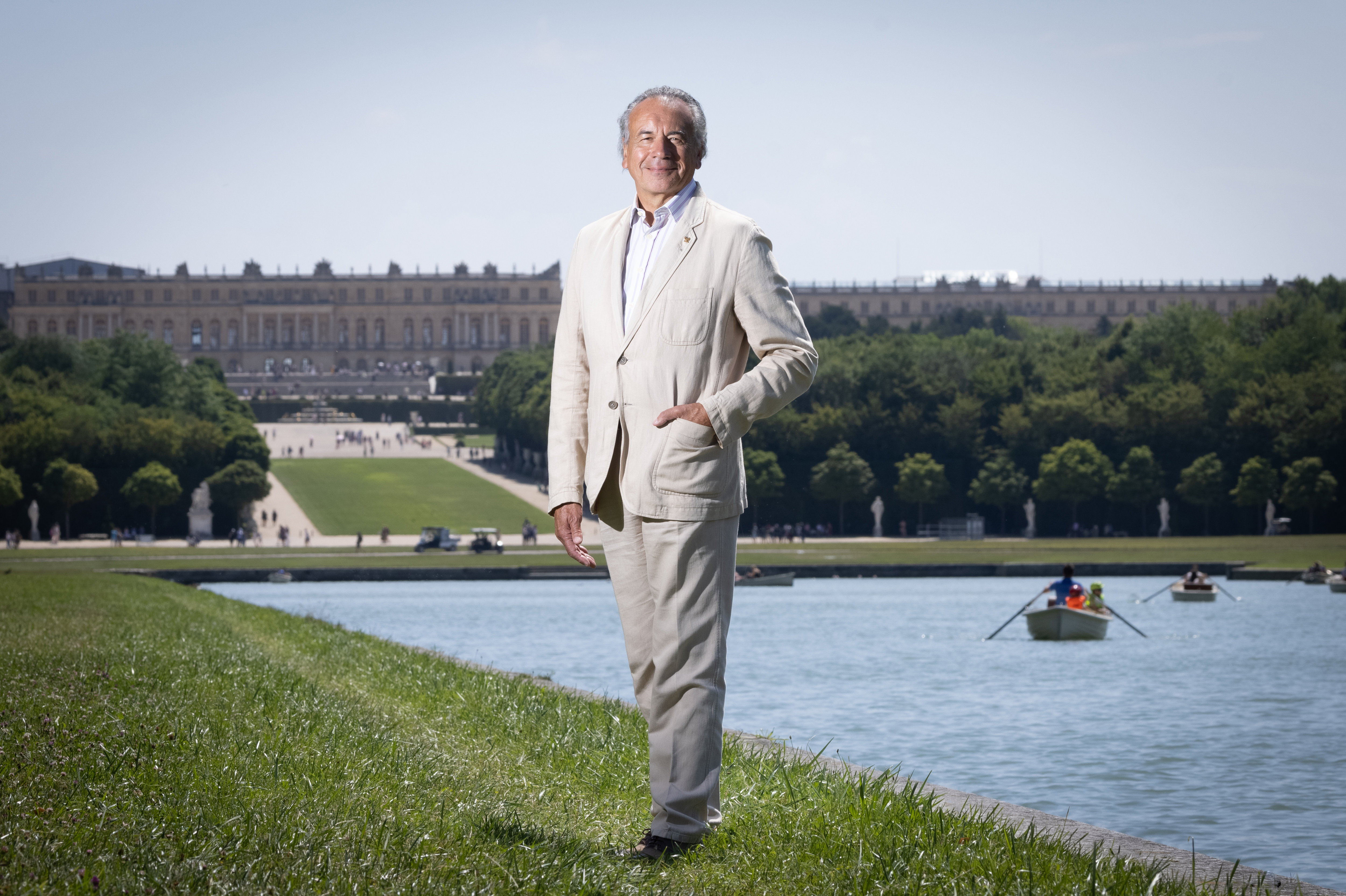 Pierre Durand, champion Olympique en 1988, attend avec impatience de voir les chevaux et les cavaliers investir les jardins du Château de Versailles dans un an. LP/Olivier Arandel