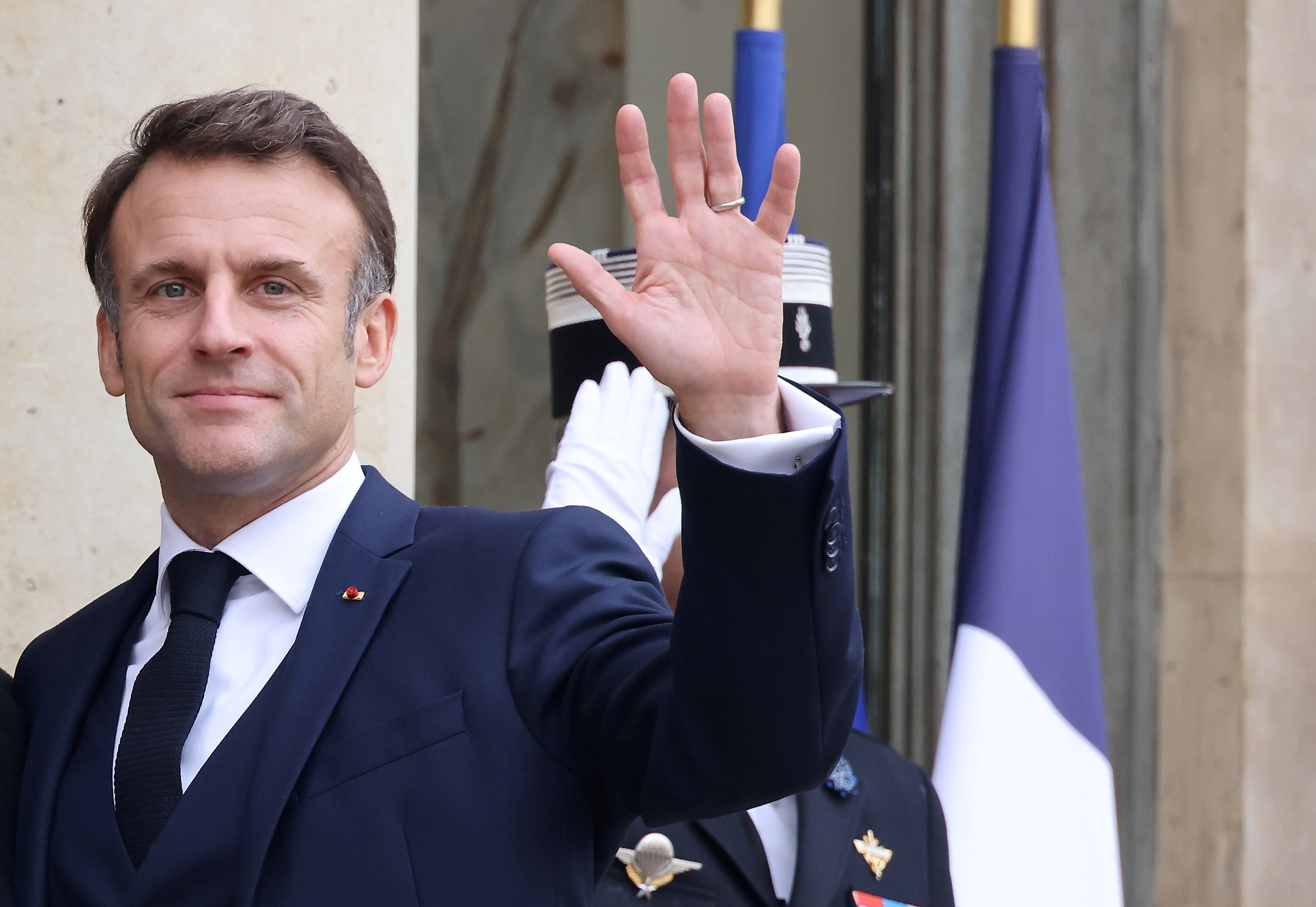 Après les retraites et l'immigration, Emmanuel Macron, ici le mardi 21 novembre à l’Élysée, a fait du plein emploi son nouveau cheval de bataille. LP/Delphine Goldsztejn