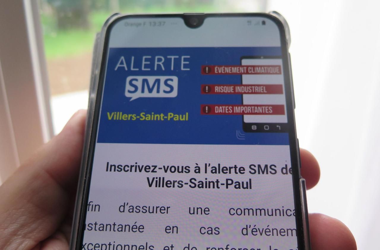 <b></b> La commune de Villers-Saint-Paul a lancé une alerte SMS pour ses habitants.