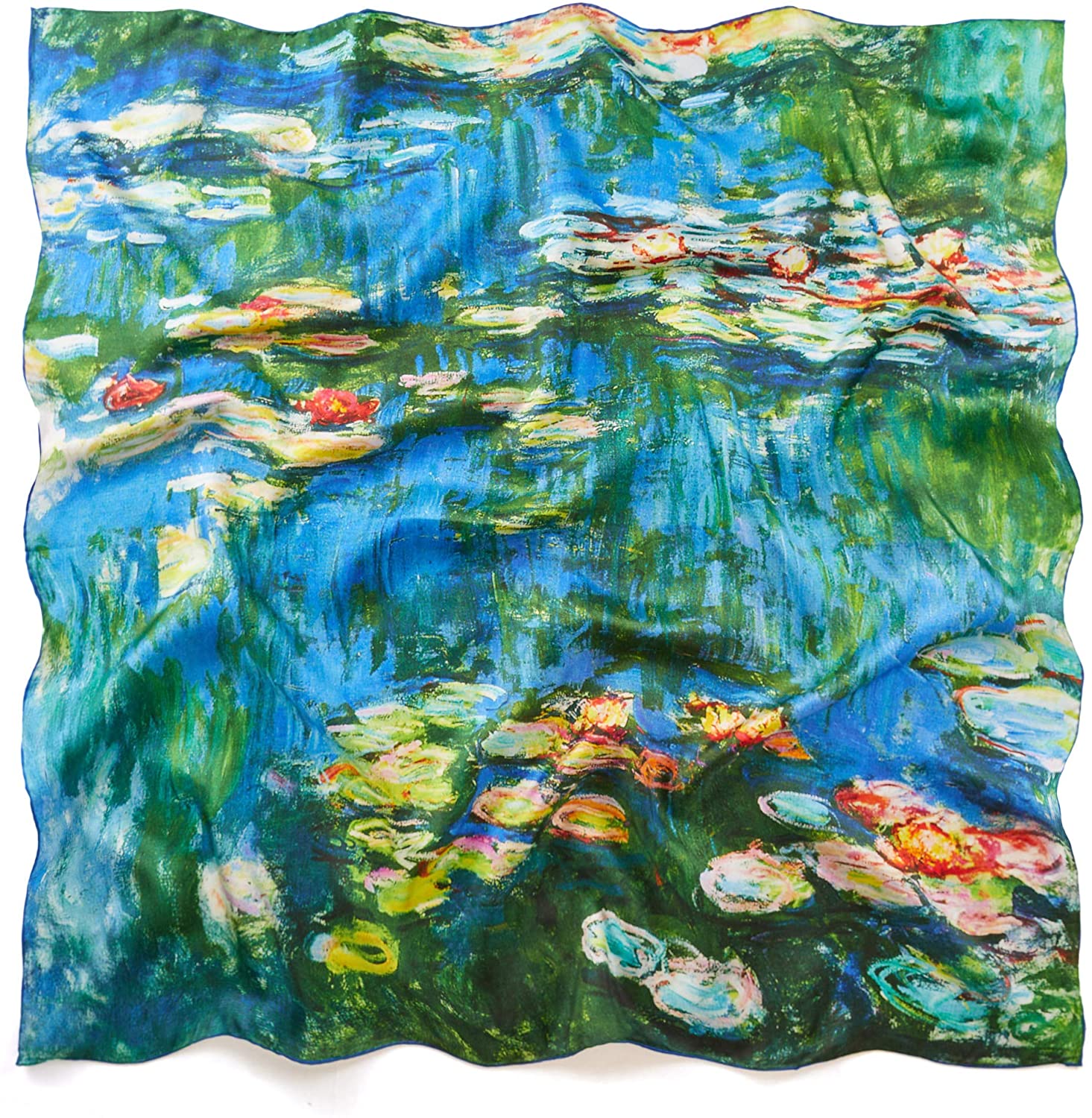 Lot De 2 Foulards Vintage En Soie Et Crépe De Soie - Multicouleur - France - Occasion Très Bon état