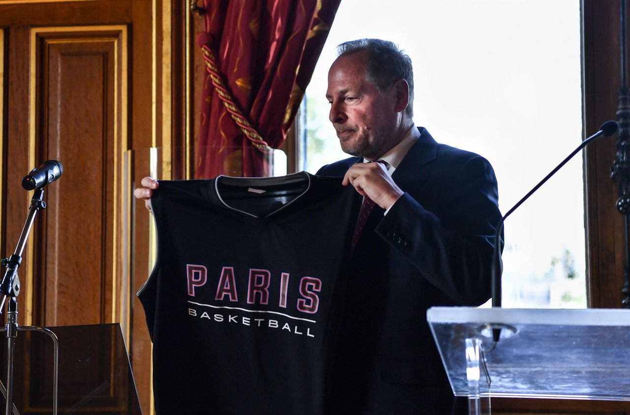 David Kahn est le président américain du  Paris Basketball, qui accède à la Jeep Elite. LP/ Icon Sport/ Sandra Ruhaut.