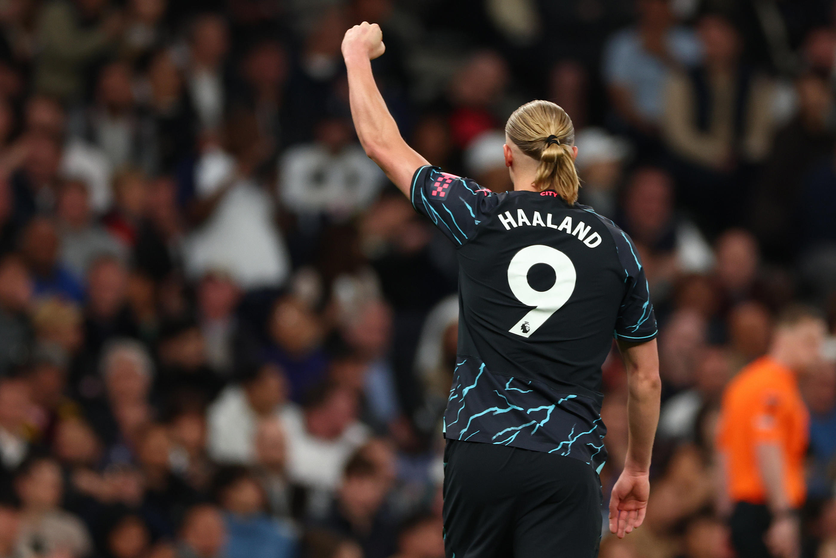 Erling Haaland a offert la victoire à Manchester City, ce mardi soir contre Tottenham. Icon Sport/Shaun Brooks