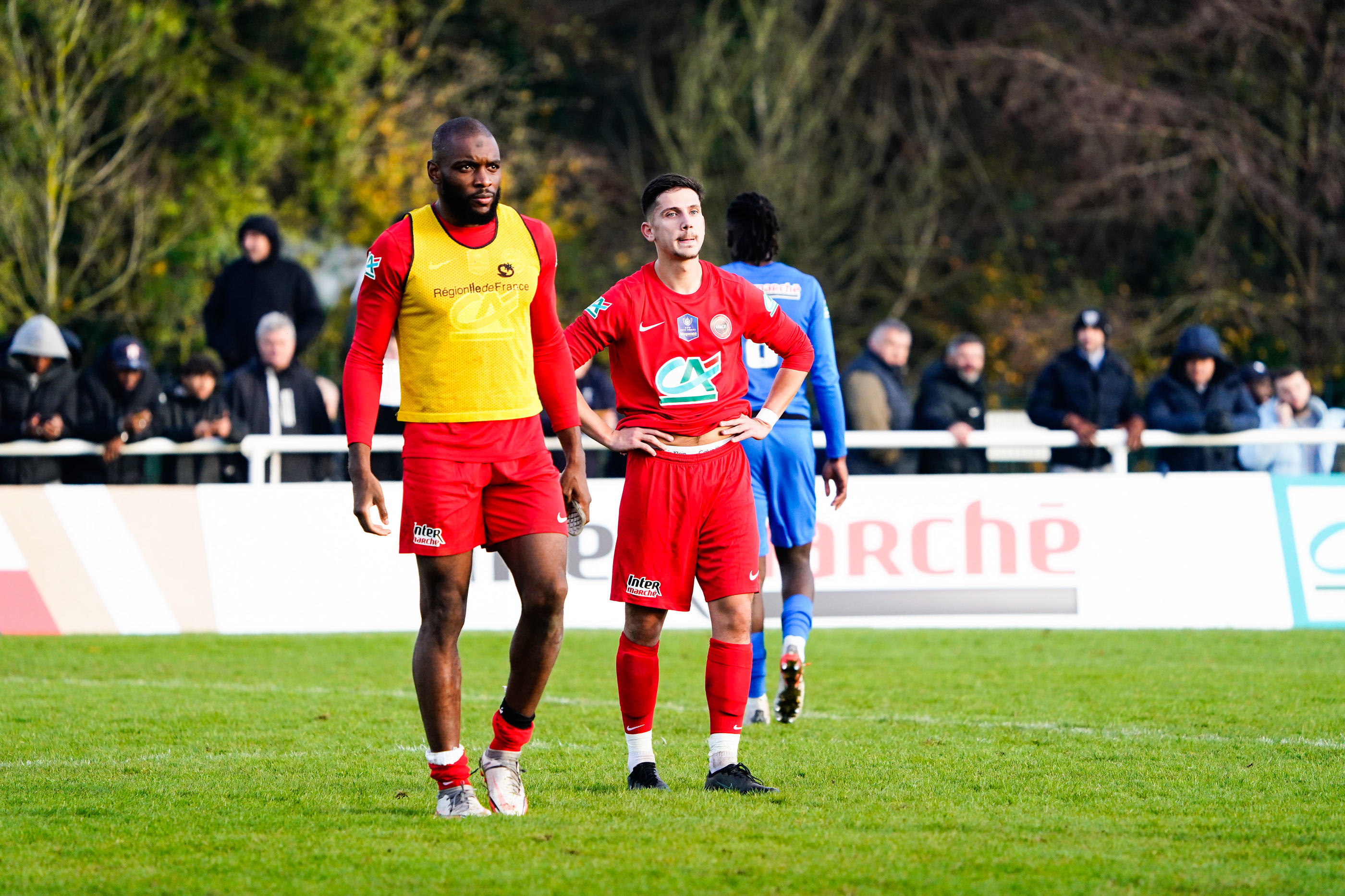 Le Petit Poucet de Marcoussis Nozay Ville du Bois s'est lourdement incliné (0-6) face à Vierzon au 8e tour de la Coupe de France. 
Photo by Sandra Ruhaut / Icon Sport / LP