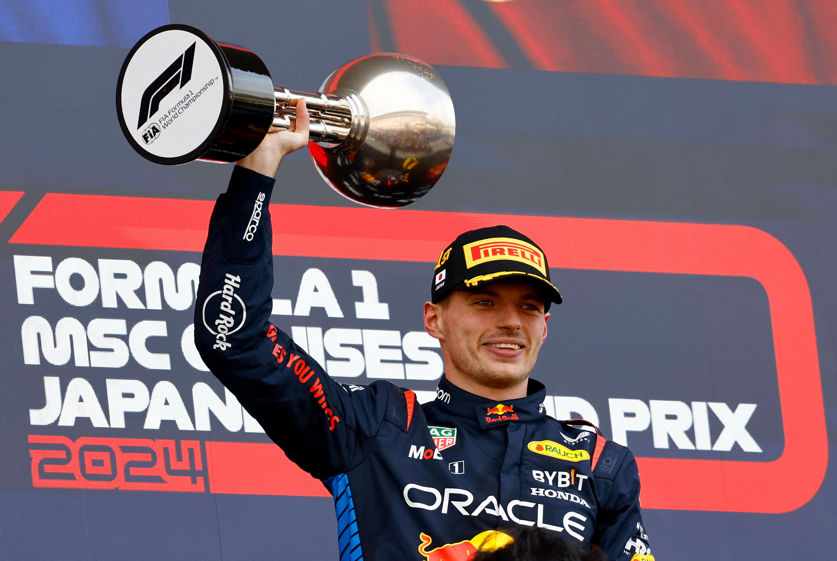 Max Verstappen a remporté sa troisième course de la saison ce dimanche à Suzuka (Japon). Reuters/Issei Kato