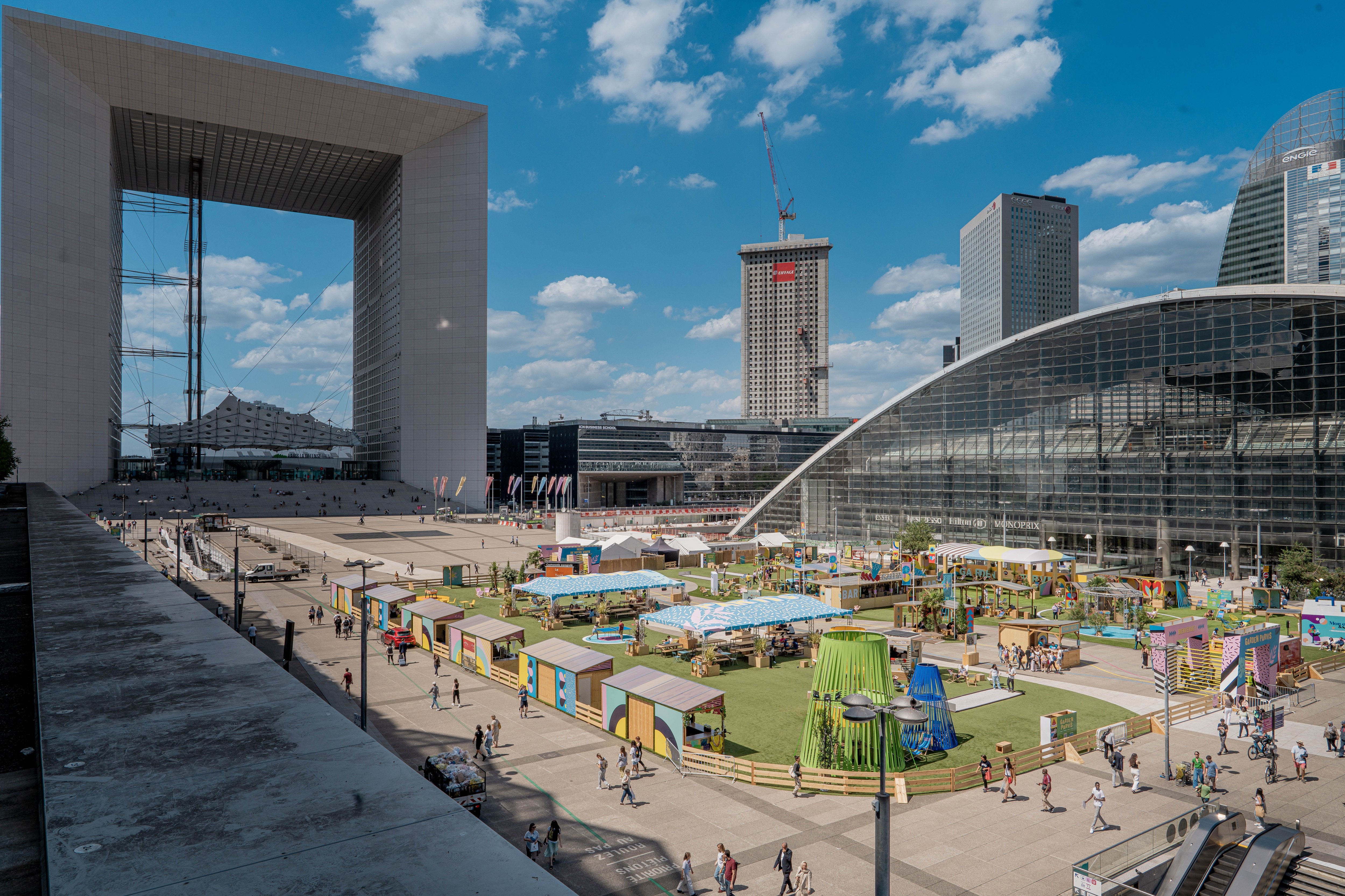 L'an dernier, plus de 300 000 personnes ont profité des animations du Garden parvis, à La Défense. LP/Jérôme Ingrand