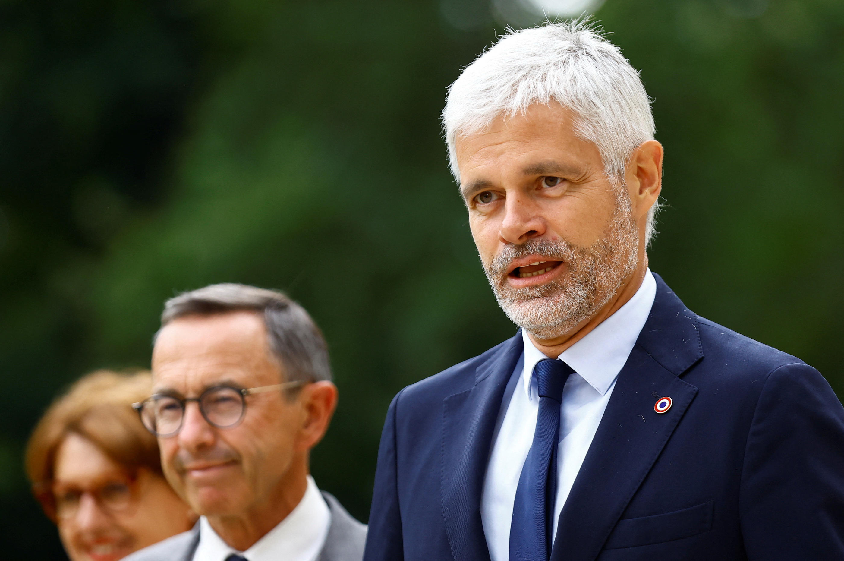 Laurent Wauquiez était président de la région Auvergne-Rhône-Alpes depuis 2016. Reuters / Abdul Saboor