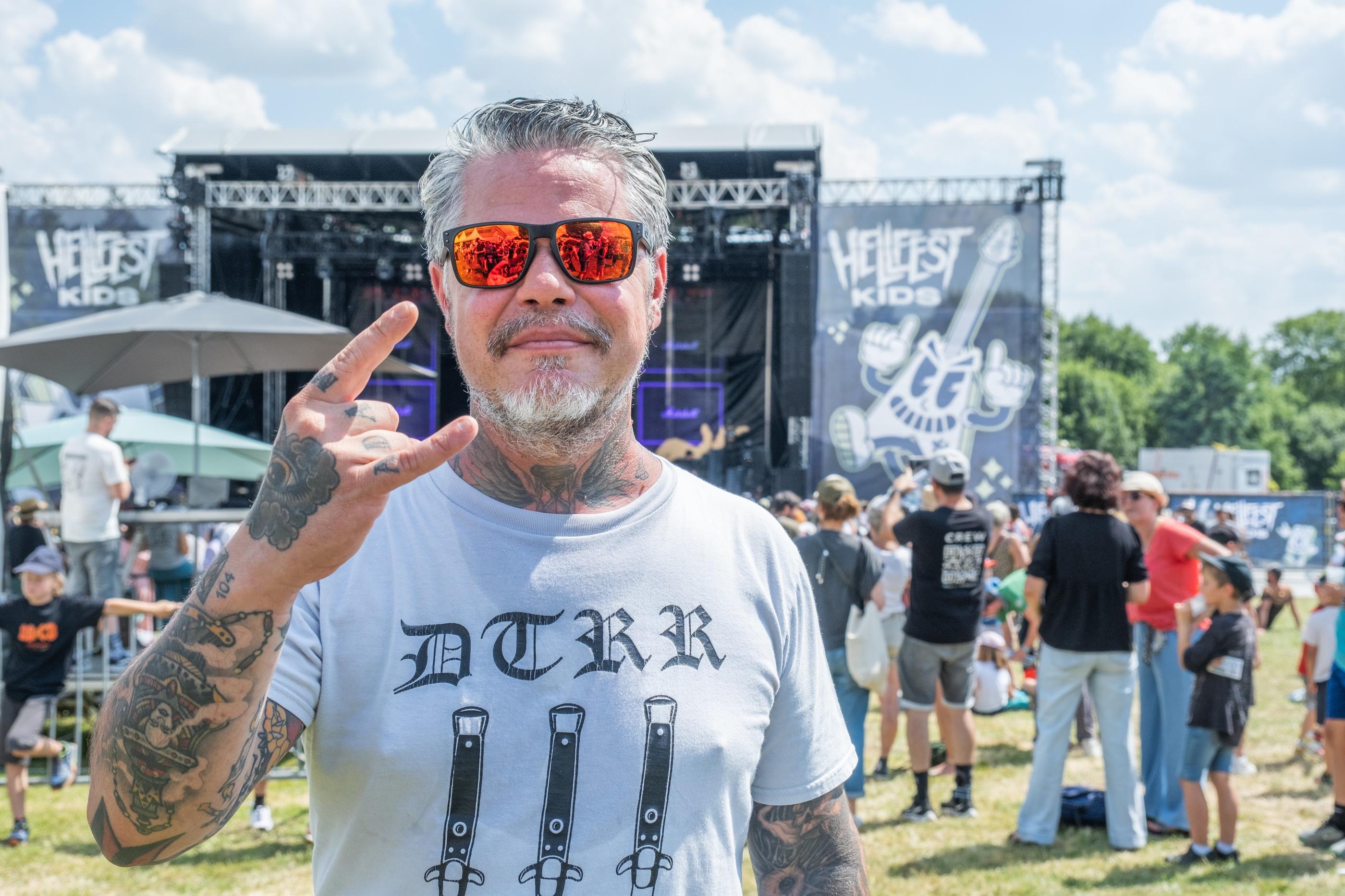 26 juin 2024, Clisson (Loire-Atlantique). Ben Barbaud, créateur et directeur du Hellfest, annonce «une légère augmentation des prix des billets» pour l'année prochaine. LP/Léo Vignal