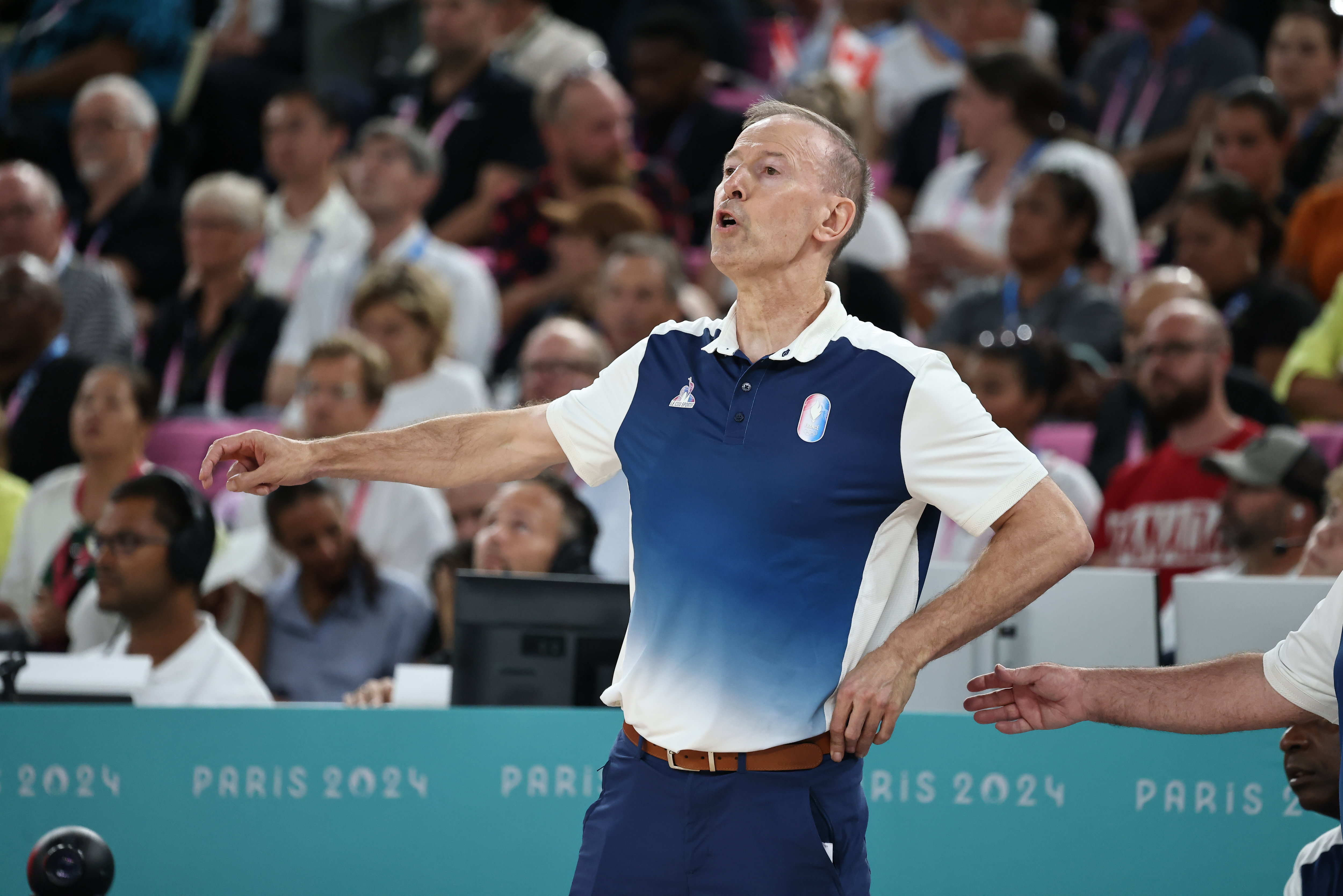 Après quinze ans et 253 matchs à la tête des Bleus, Vincent Collet occupera désormais un autre poste à la Fédération française de basket. LP/Fred Dugit