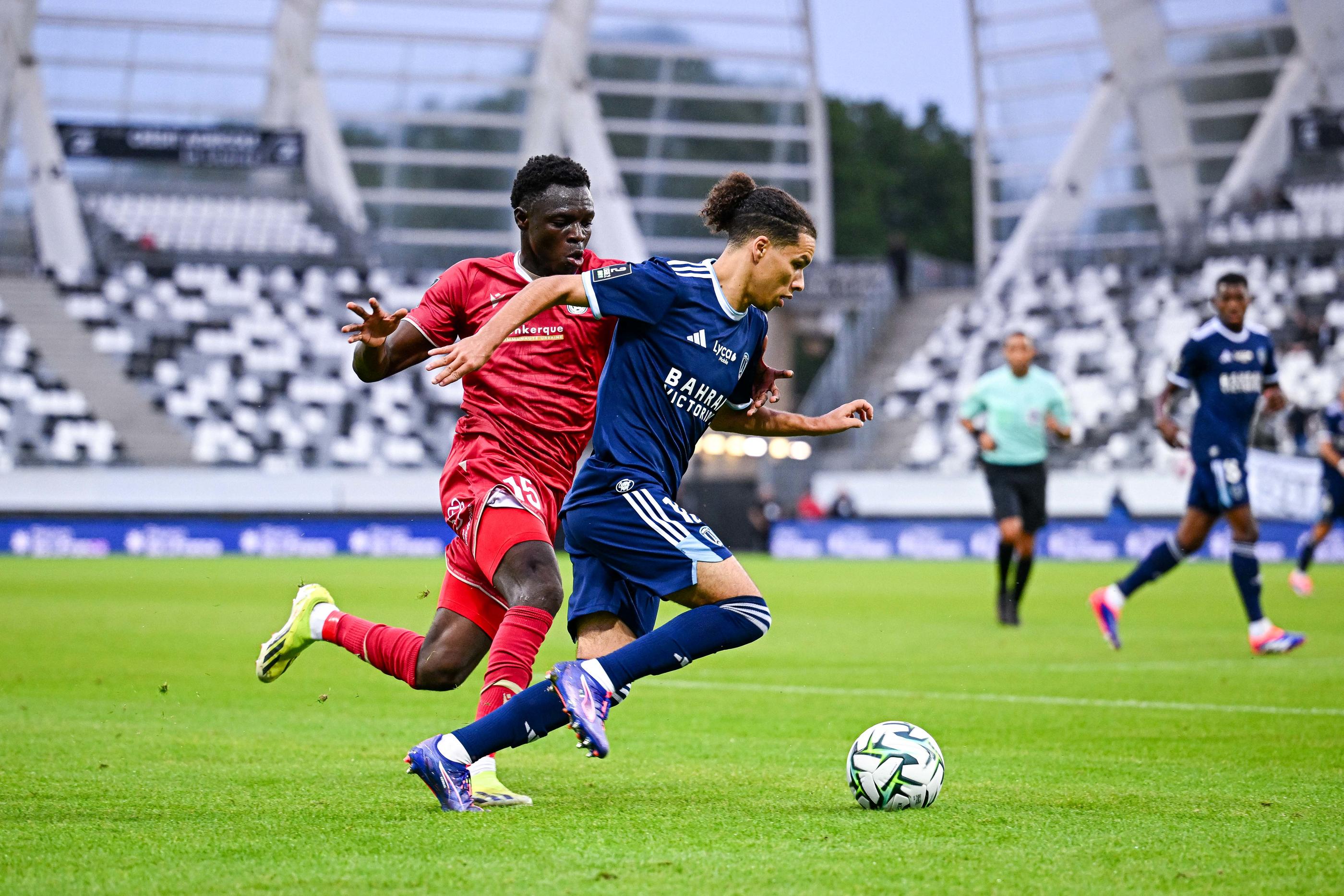 Les Parisiens d'Ilan Kebbal font partie des grosses écuries de la Ligue 2 cette saison. Icon Sport/Baptiste Fernandez