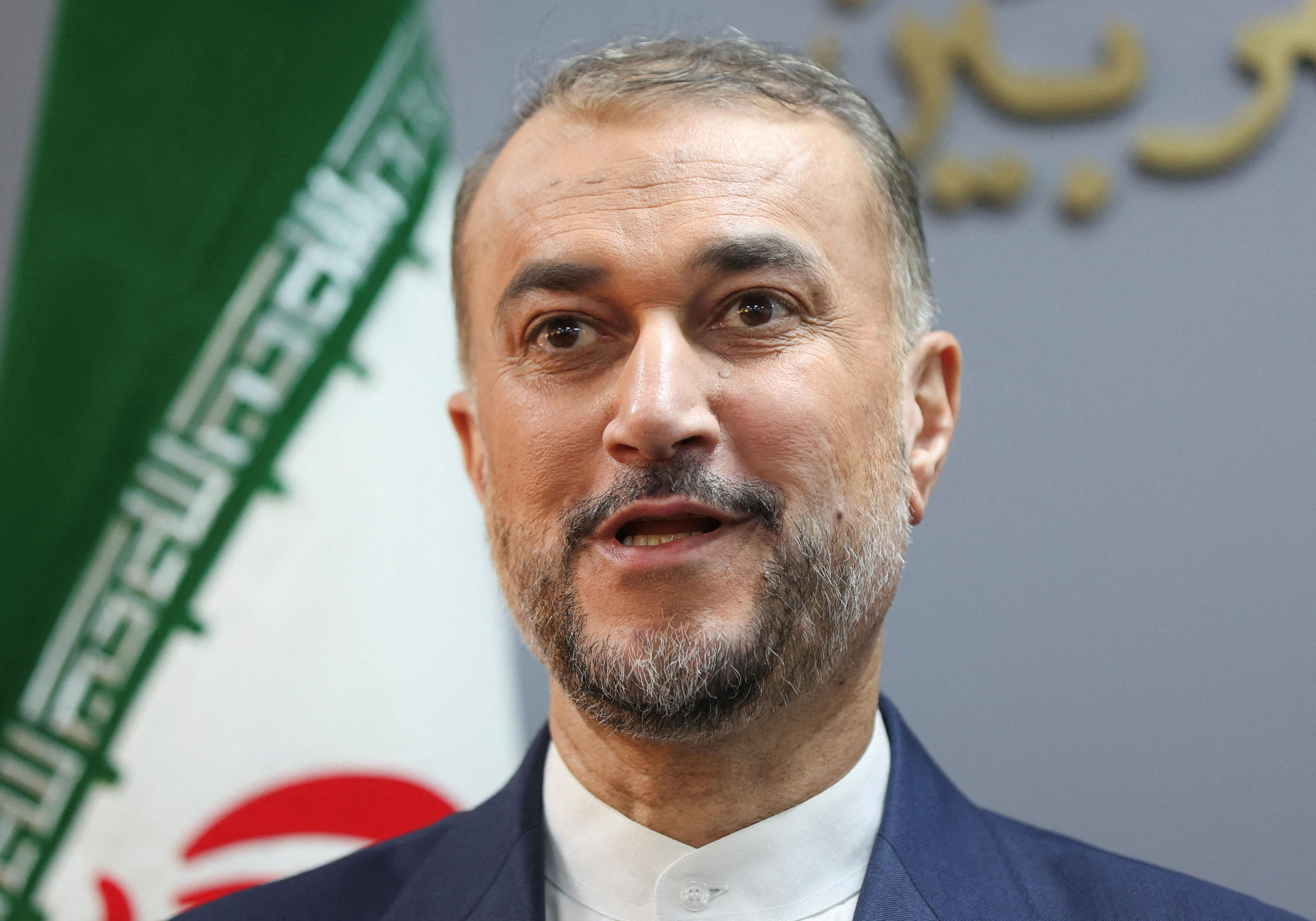 Le ministre iranien des Affaires étrangères, Hossein Amirabdollahian, promet que Téhéran n'aura «pas de nouvelle réaction» contre Israël sauf en cas de nouvelle attaque. REUTERS/Mohamed Azakir/File Photo 