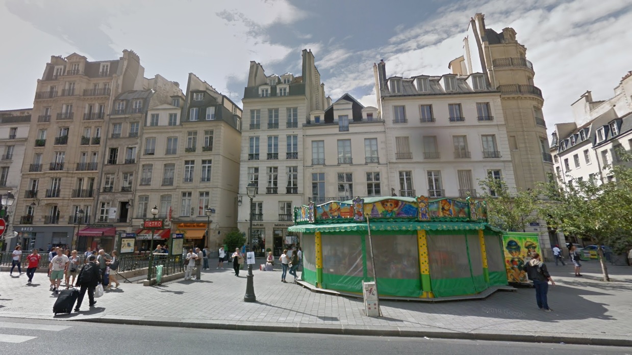 Le terre-plein Saint-Paul sera renommé « Place des Combattantes et Combattants du Sida ». DR/Google street view