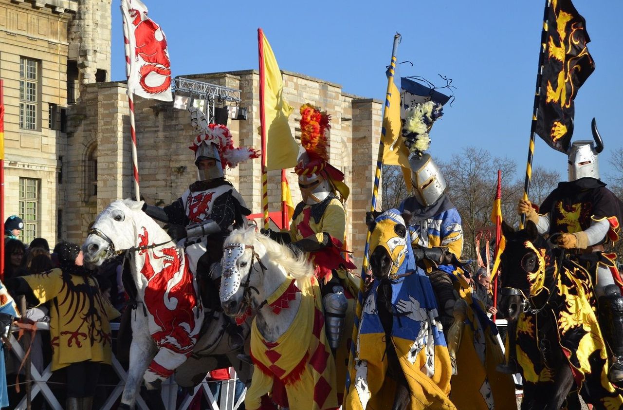 <b></b> Pour cette édition médiévale de la Fête du Bois-Hourdy, les chevaliers seront dans le cortège de la cavalcade. 