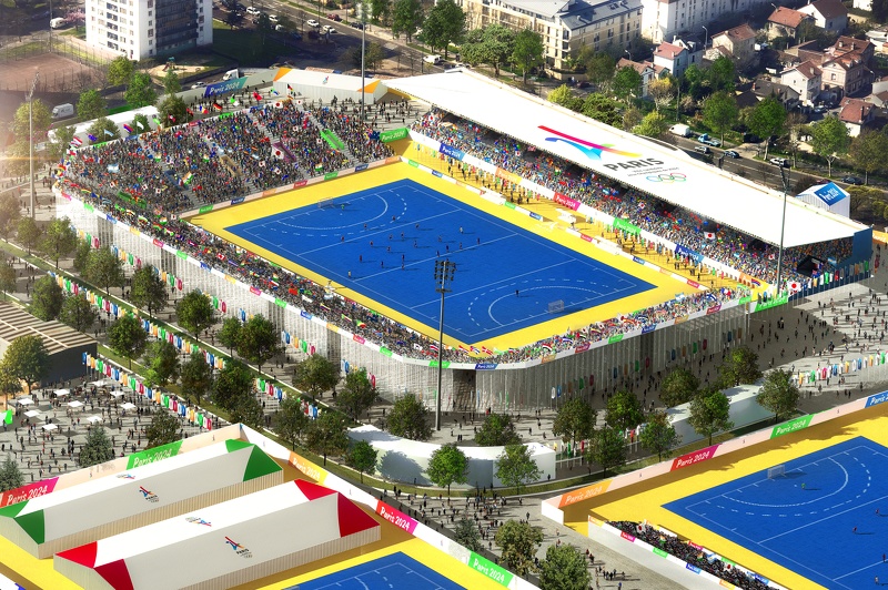 <p>Le stade Yves-du-Manoir sera r&eacute;nov&eacute; pour les Jeux 2024.</p>
