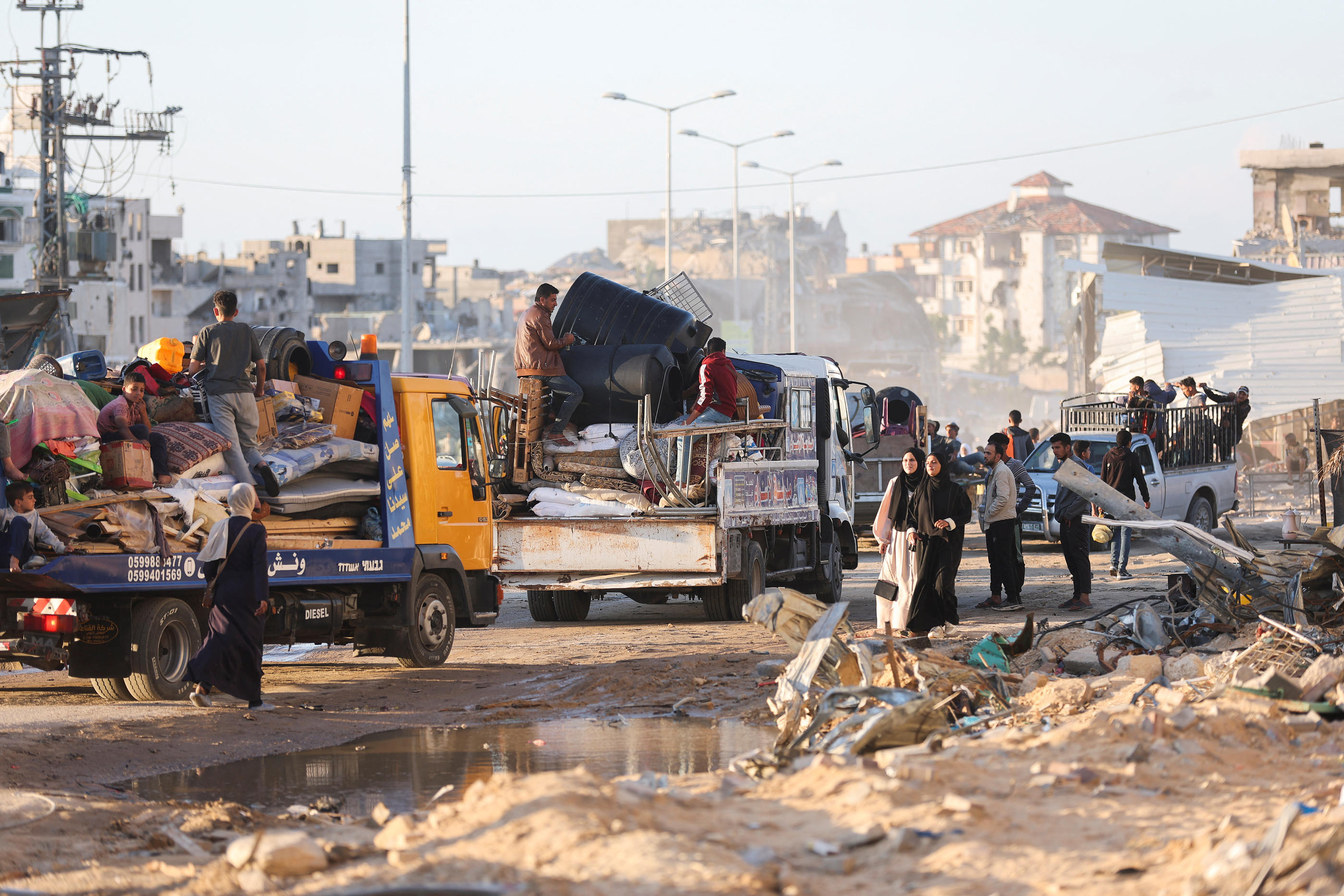 Tsahal intensifie les bombardements à Rafah ce lundi soir. REUTERS / Ramadan Abed