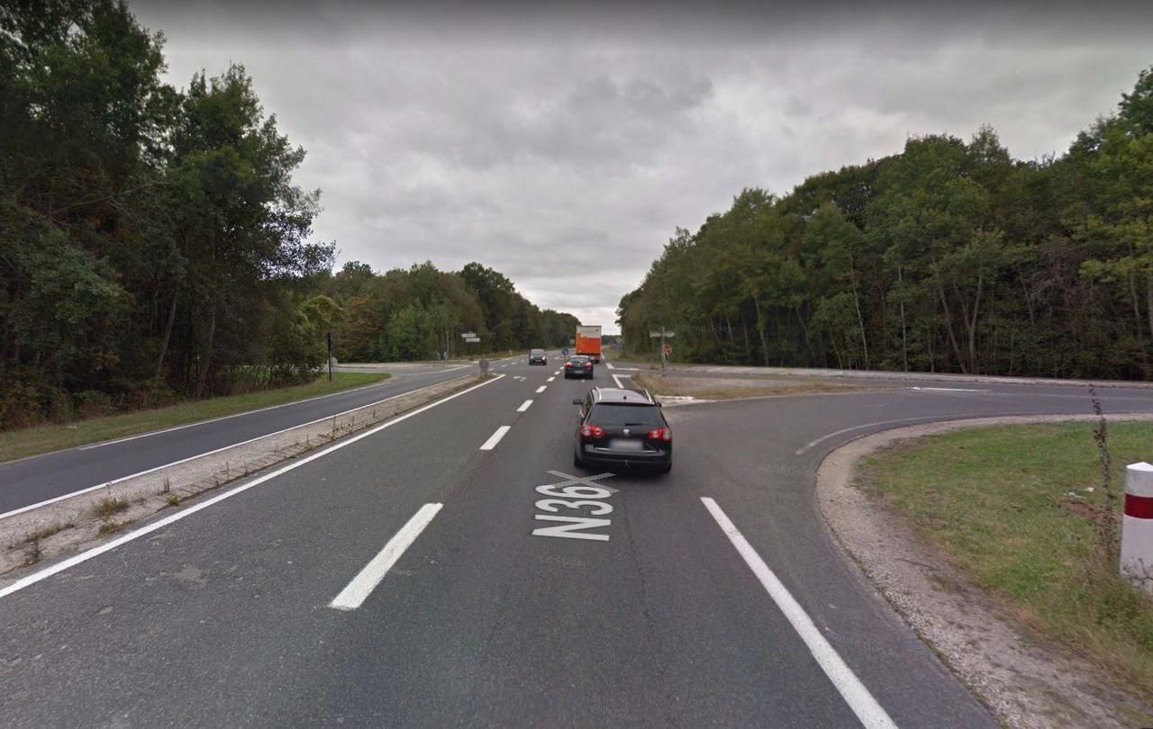 <b></b> Fontenay-Trésigny. L’accident s’est produit sur la N36, à l’intersection avec la D144, la route de Châtres à Chaumes-en-Brie. 