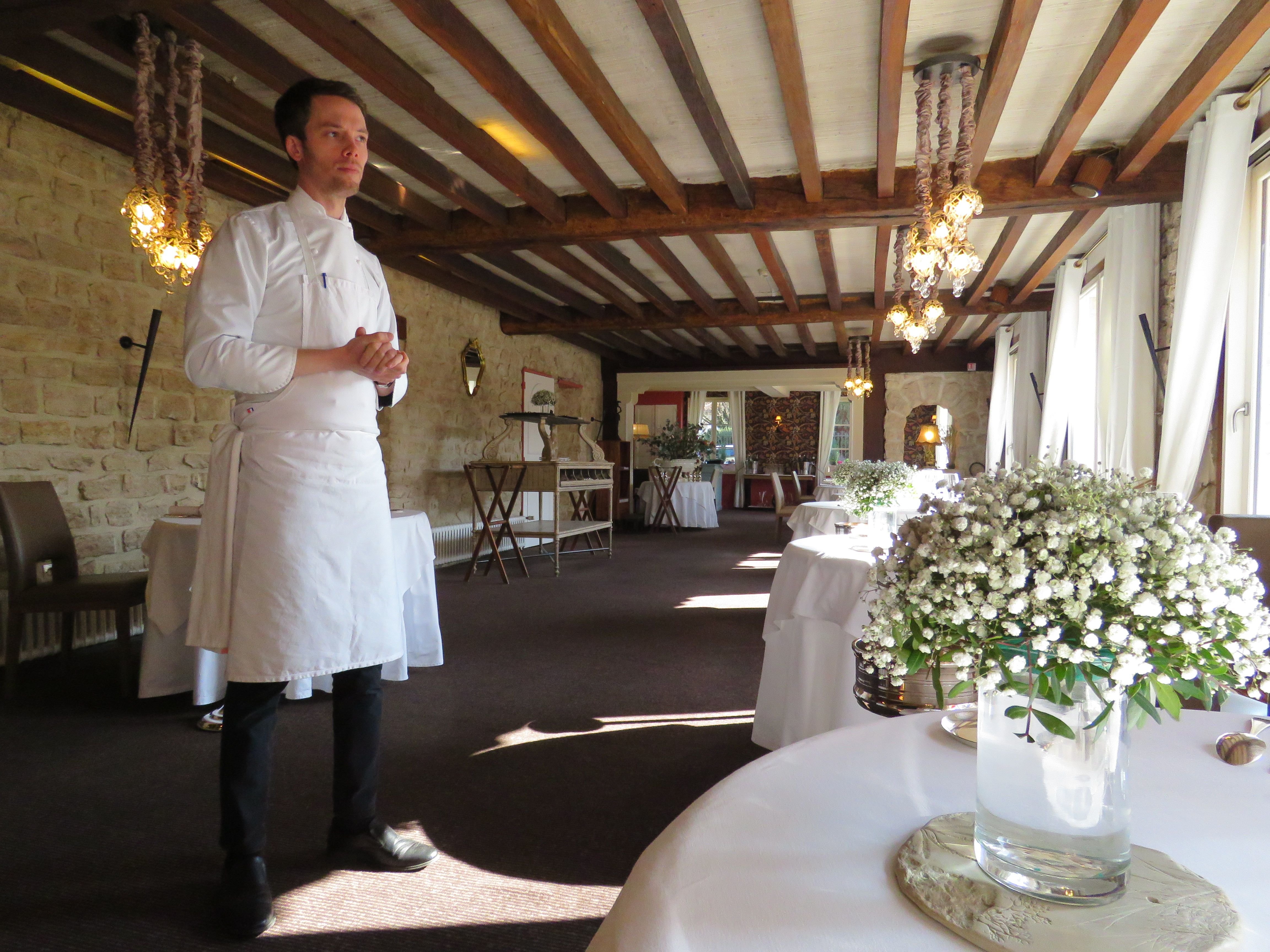 Saint-Jean-aux-Bois (Oise). Après quatre ans à la tête du restaurant étoilé À la bonne idée, Sébastien Tantot a décidé à contrecœur de fermer définitivement son restaurant. LP/Stéphanie Forestier