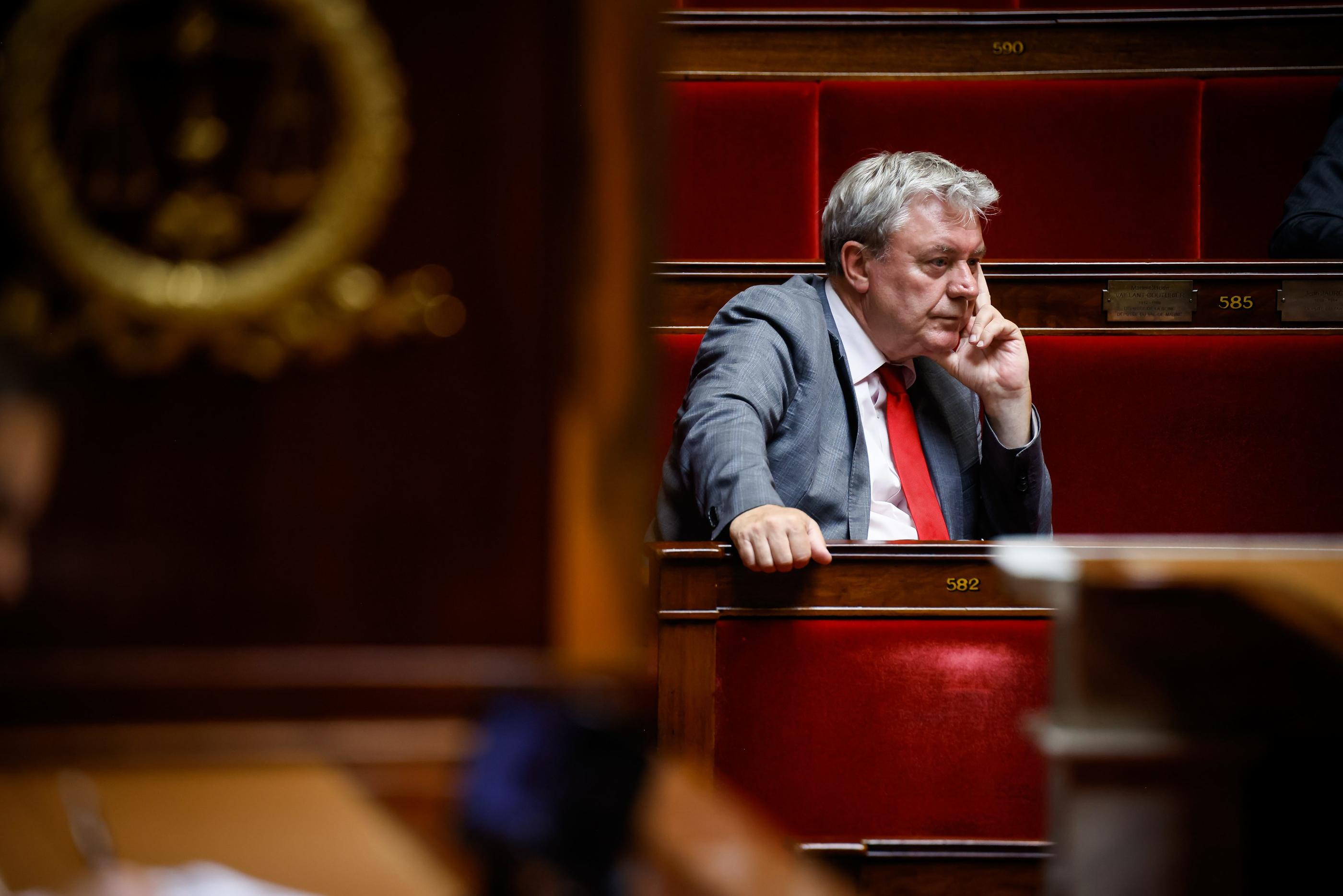 Jean-Paul Lecoq (ici en juillet 2022) et Jean-Marc Tellier, députés communistes de Seine-Maritime et du Pas-de-Calais, ont voté contre la résolution. MaxPPP/Thomas Padilla
