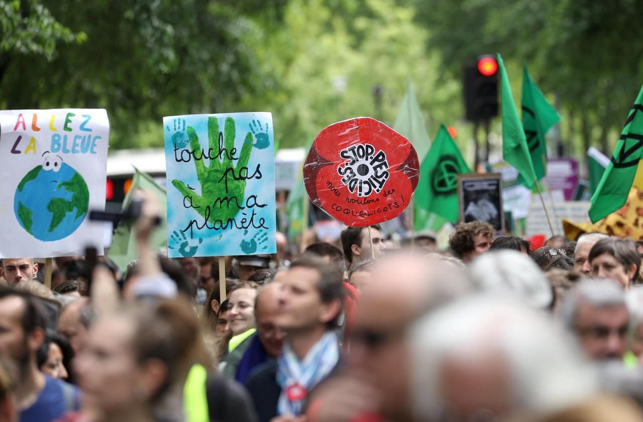 <b></b> Illustration. Manifestation en mai dernier à Paris contre l’utilisation du glyphosate.
