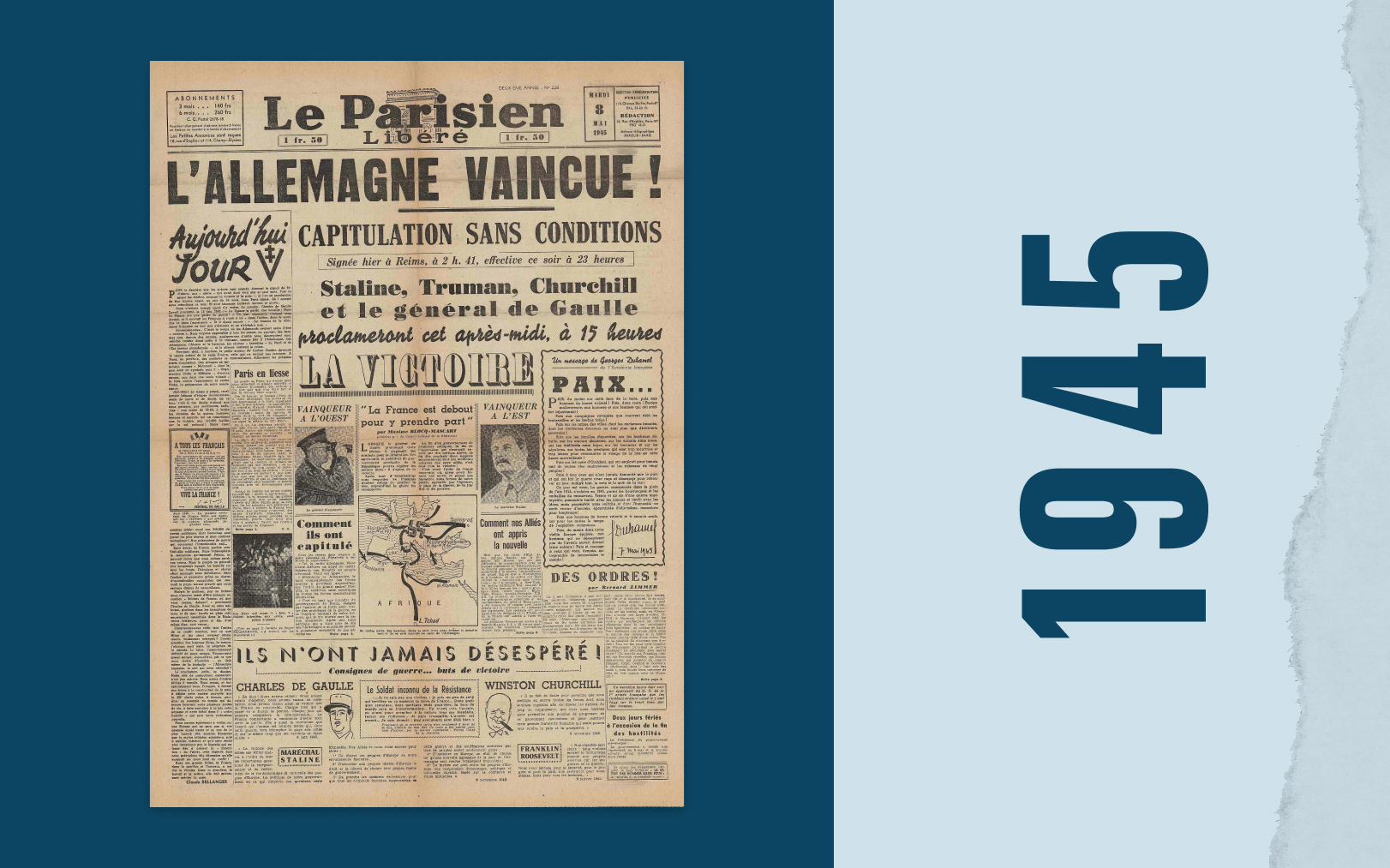 Journal Parisien Page De Garde