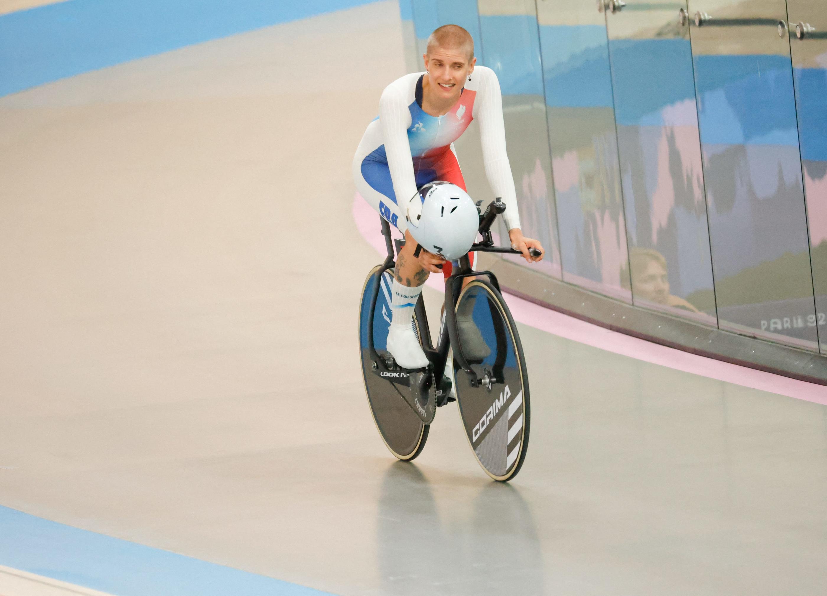 Marie Patouillet — para-cycliste en or dimanche 1er septembre —  fait partie des 28 athlètes de l’Armée des champions engagés aux Jeux. PHOTOPQR/Le Républicain Lorrain/Frédéric Lecocq