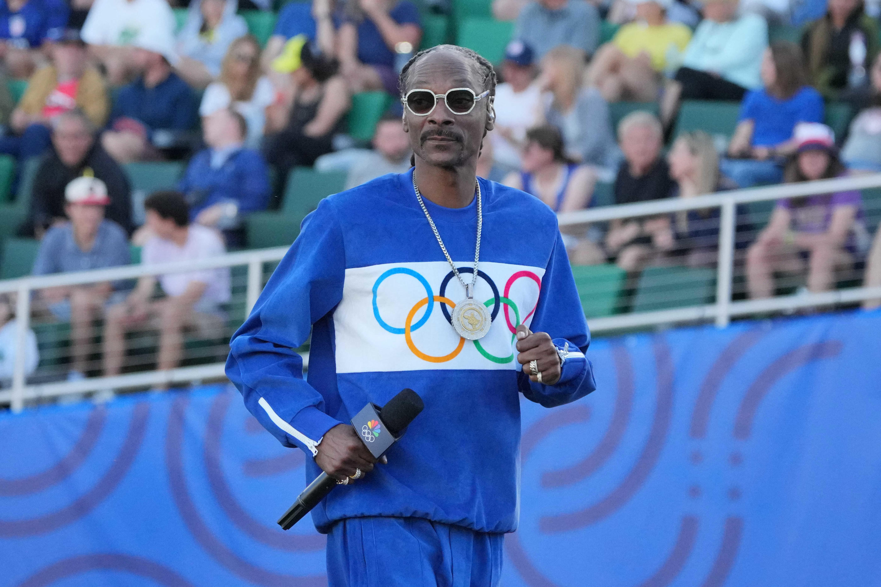 Le rappeur Snoop Dogg portera la flamme olympique dans les rues de Saint-Denis ce vendredi. ICONSPORT/Kirby Lee